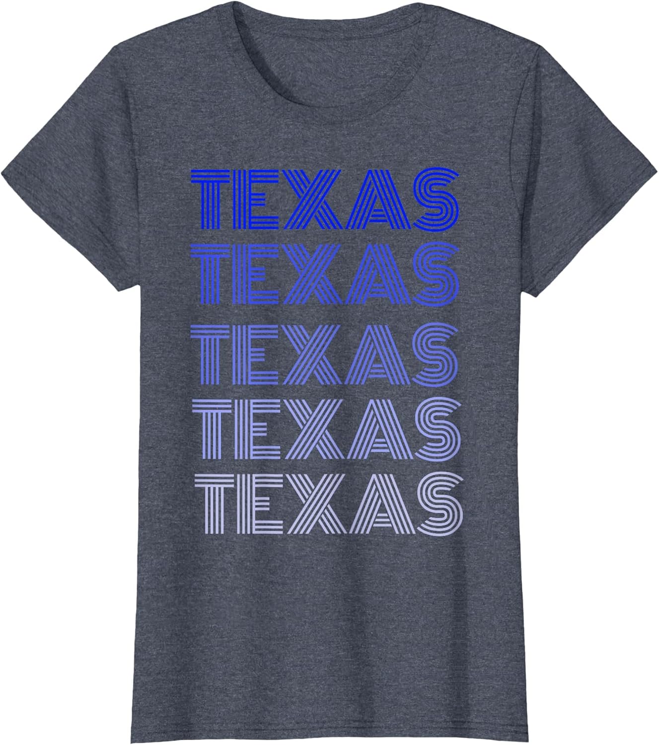Texas - State Color Ombre Shirt - Blue Men Women Kids