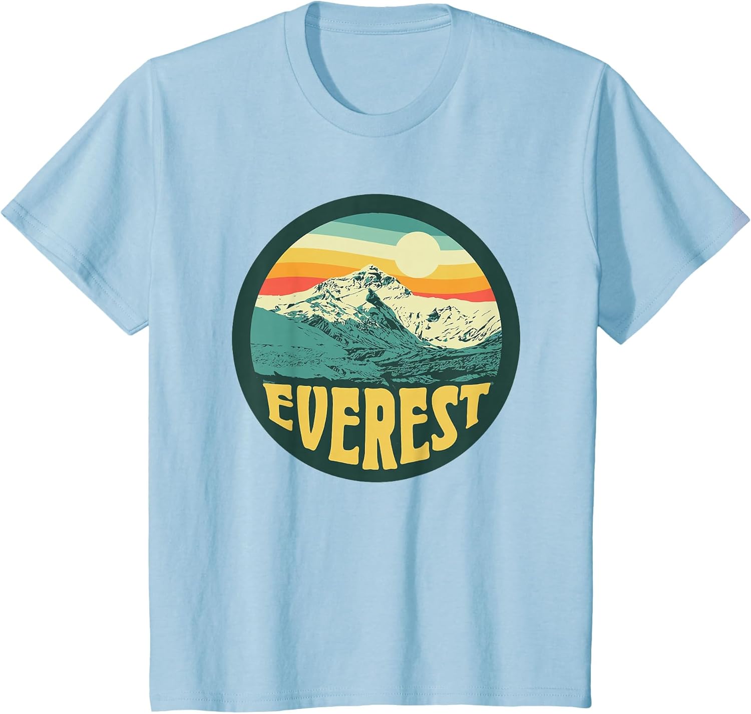 Mount Everest Himalayan Landmark Vintage 80s Graphic