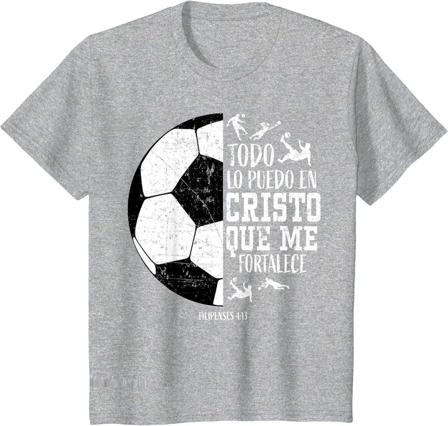 Español Spanish Christian Soccer Fútbol Filipenses 4:13 Men
