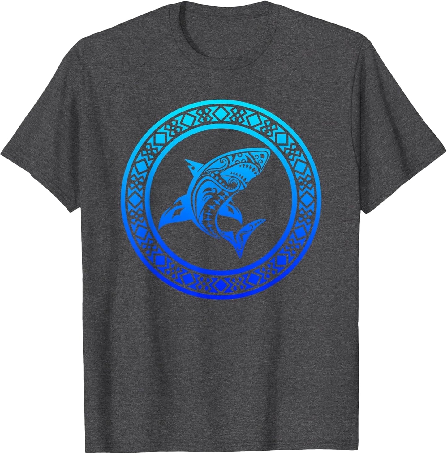 Tribal Shark Vintage Retro Throwback Vacation