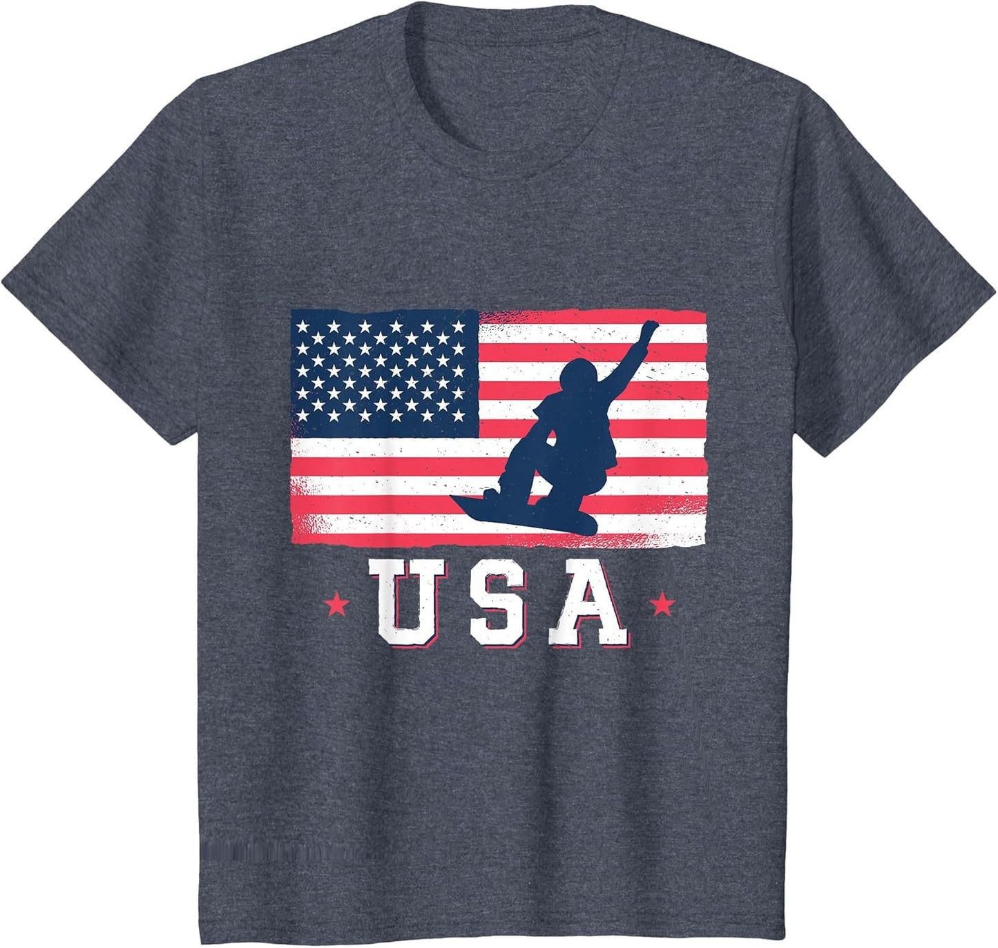 Snowboarding USA American Flag Snowboard