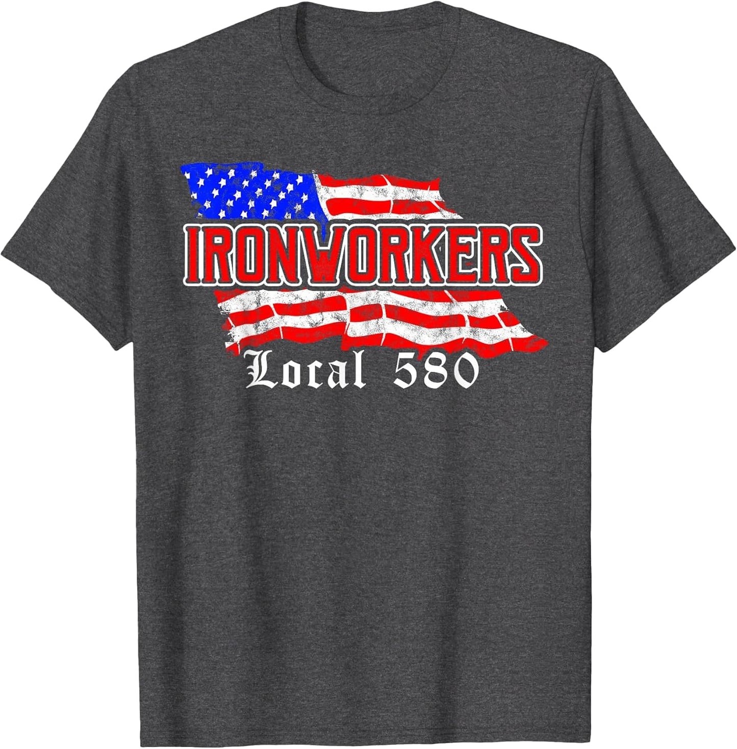 Ironworkers Local 580 NYC American Flag Patriotic