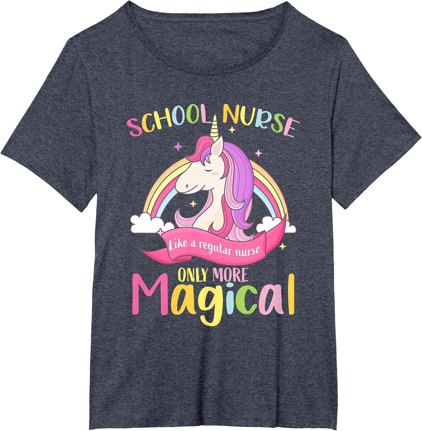 Cute School Nurse Unicorn Magical, Back to School