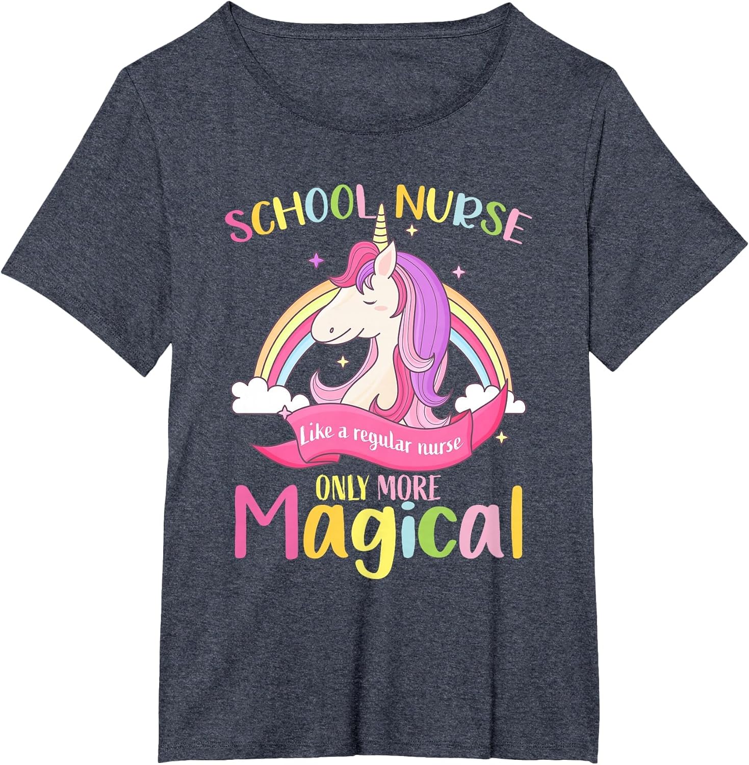Cute School Nurse Unicorn Magical, Back to School