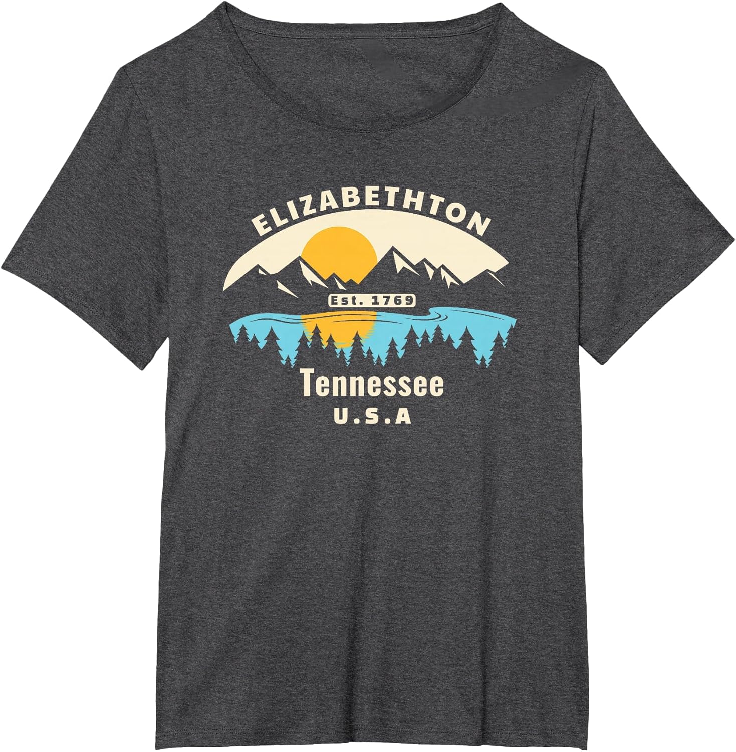Elizabethton Tennessee Souvenir Mountain Sunset River