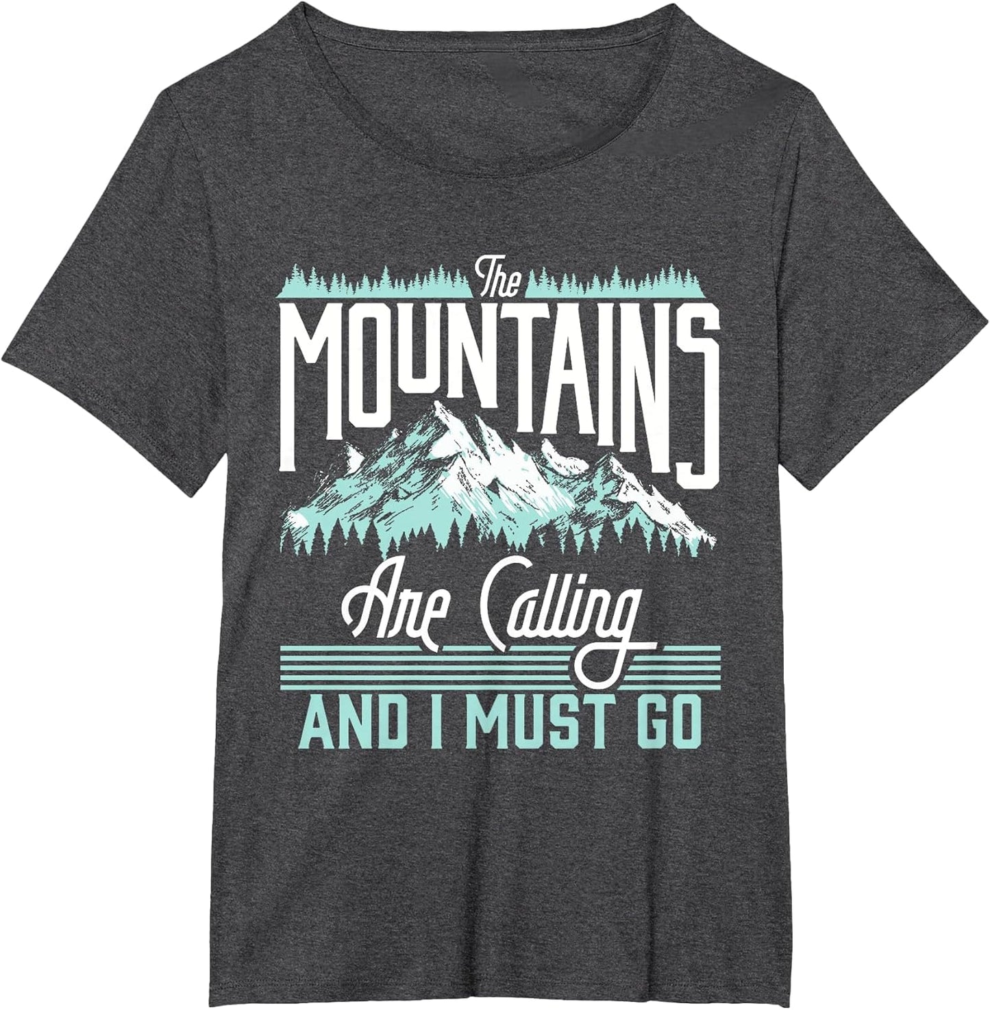 Mountains are Calling & I Must Go Retro Vintage Graphic