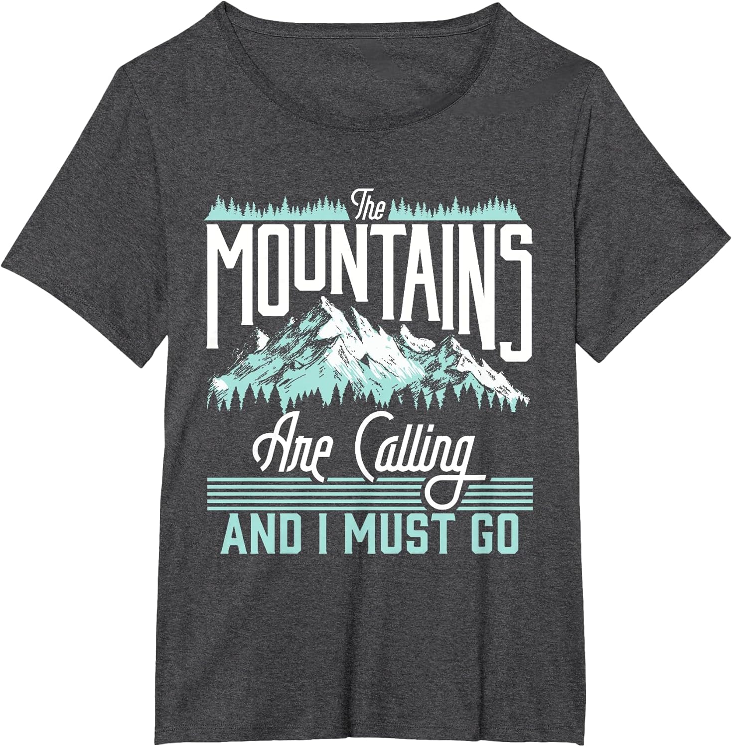 Mountains are Calling & I Must Go Retro Vintage Graphic