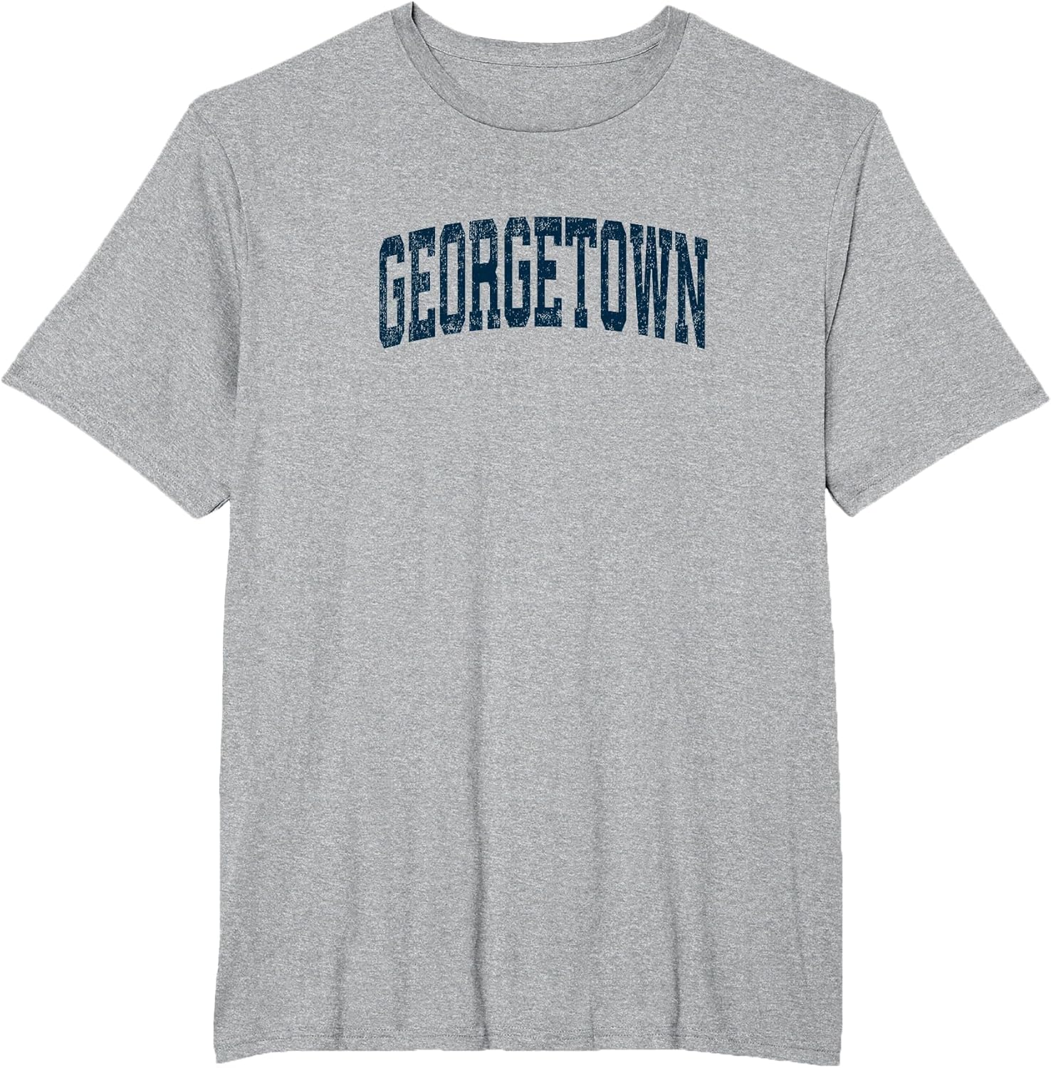 Georgetown Massachusetts MA Vintage Athletic Sports Navy Des