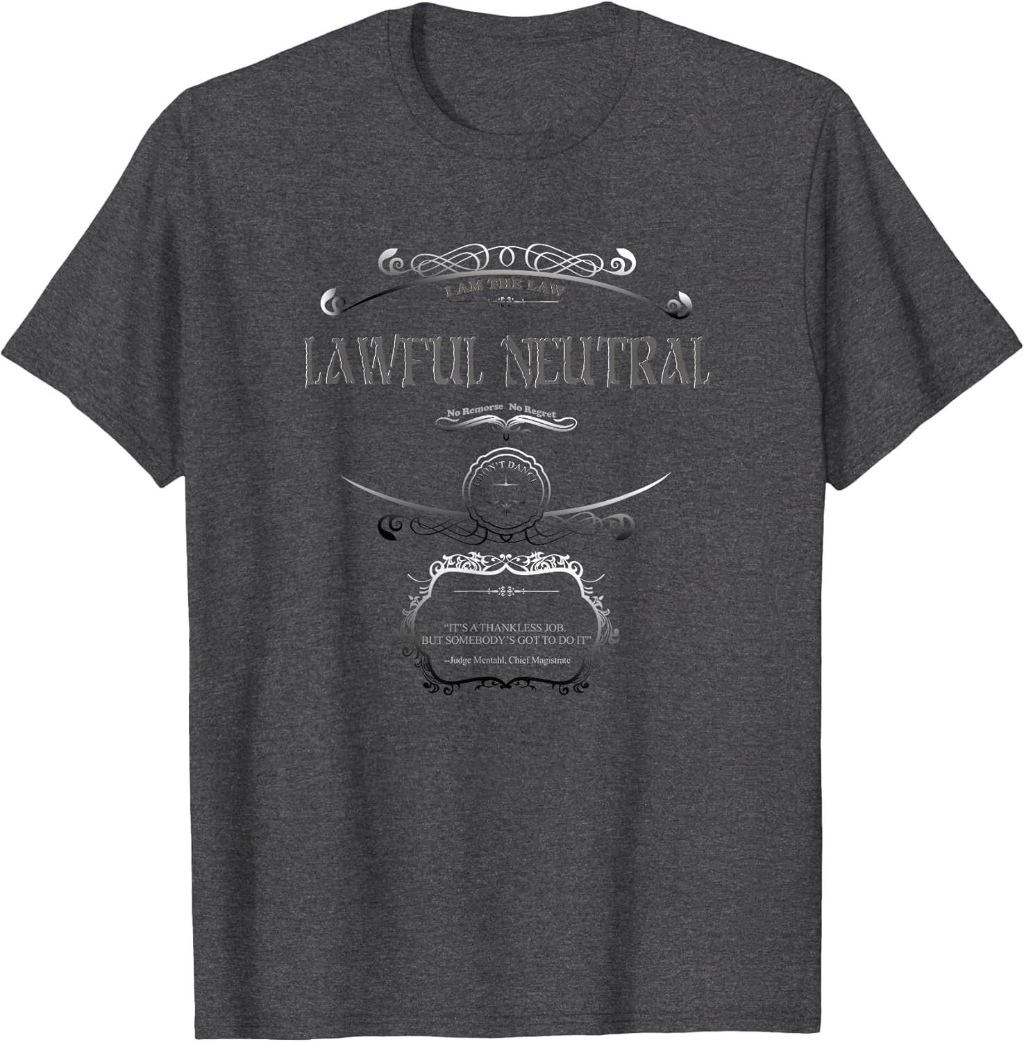 Lawful Neutral Alignment Gamer Geek RPG