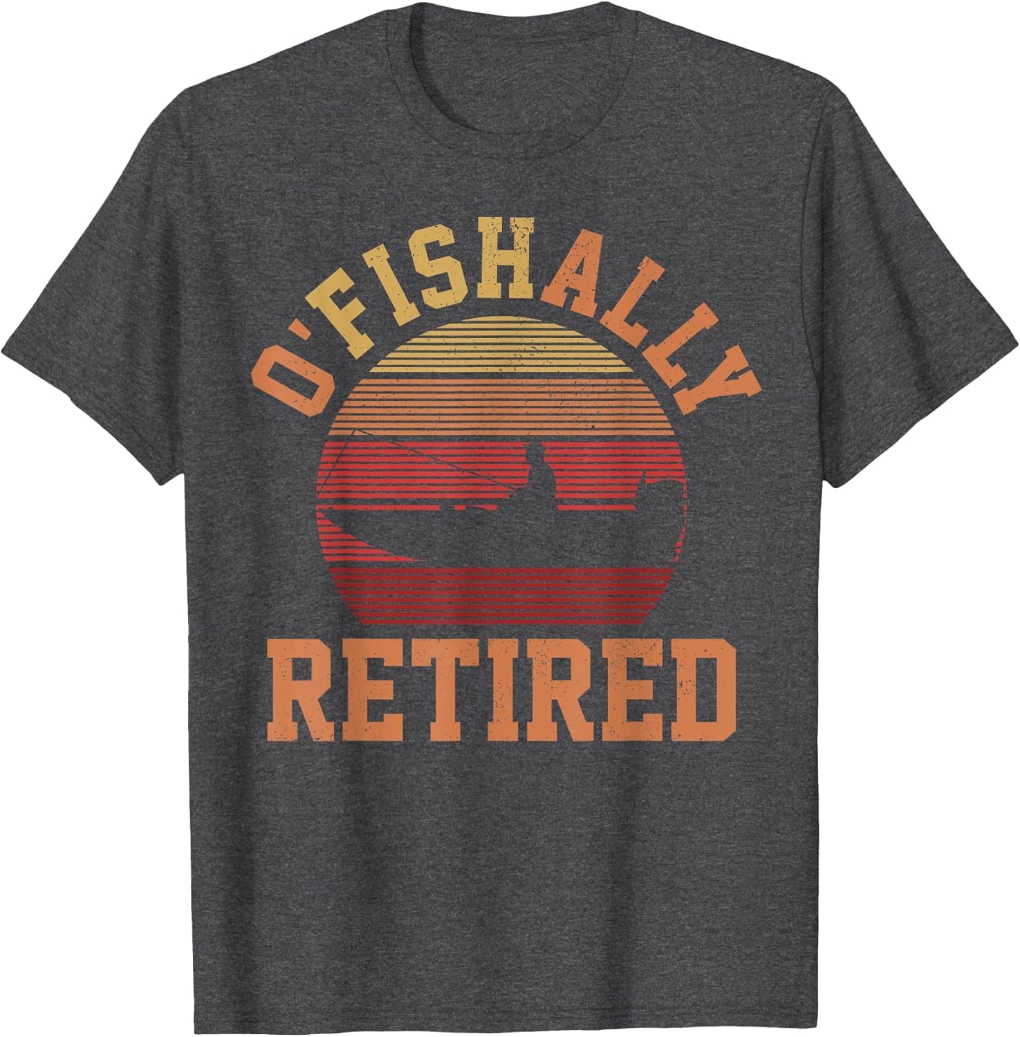 Ofishally Retired Funny Vintage Fisherman Retirement Gifts