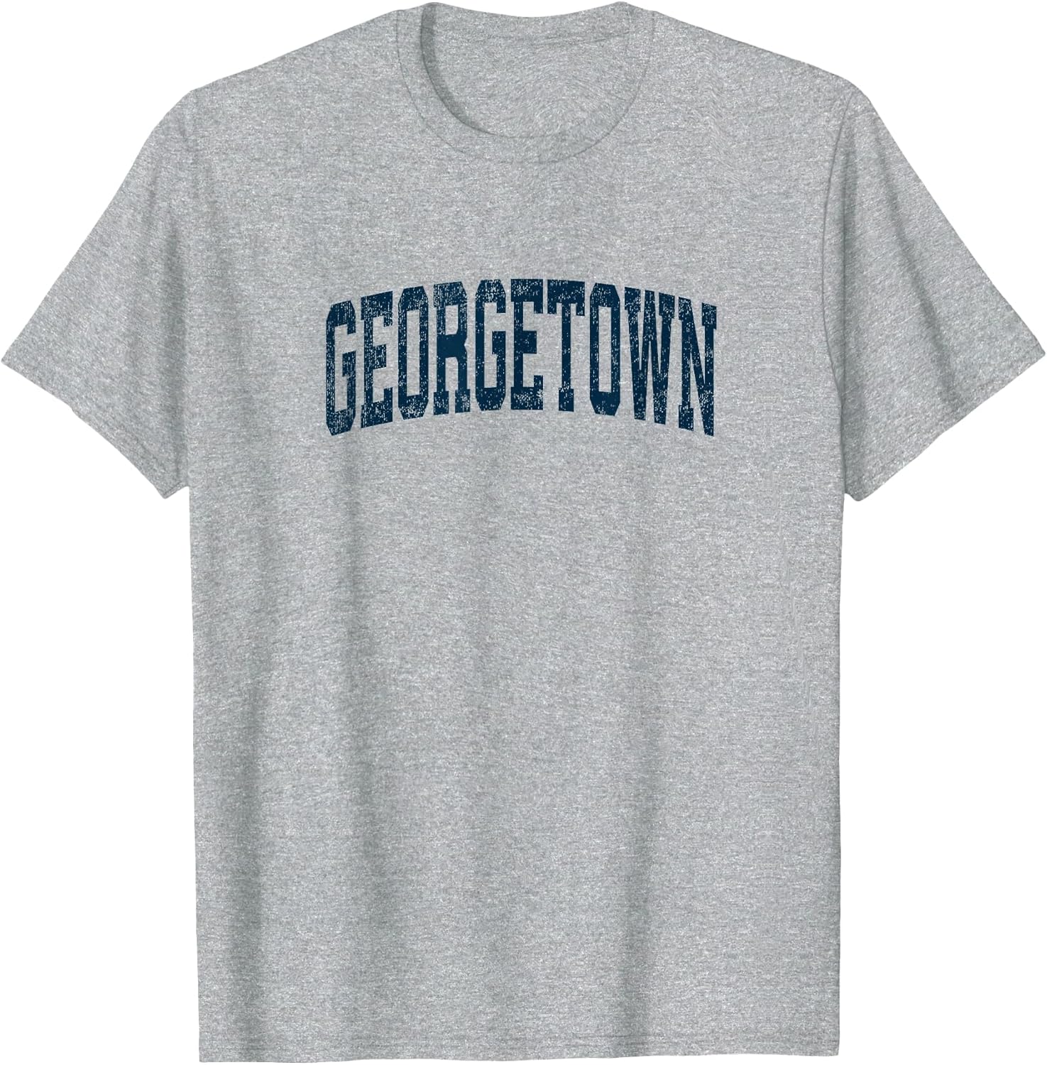 Georgetown Massachusetts MA Vintage Athletic Sports Navy Des
