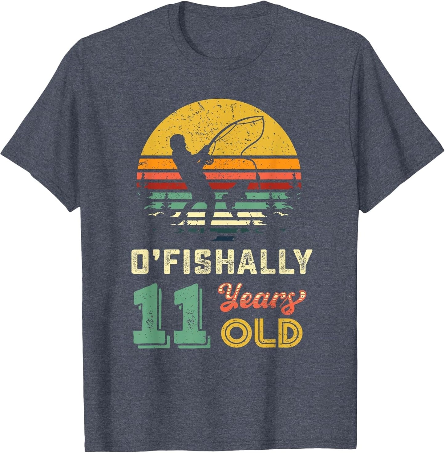 Ofishally 11 Year Old Fishing 11th Birthday Party Fisher Boy