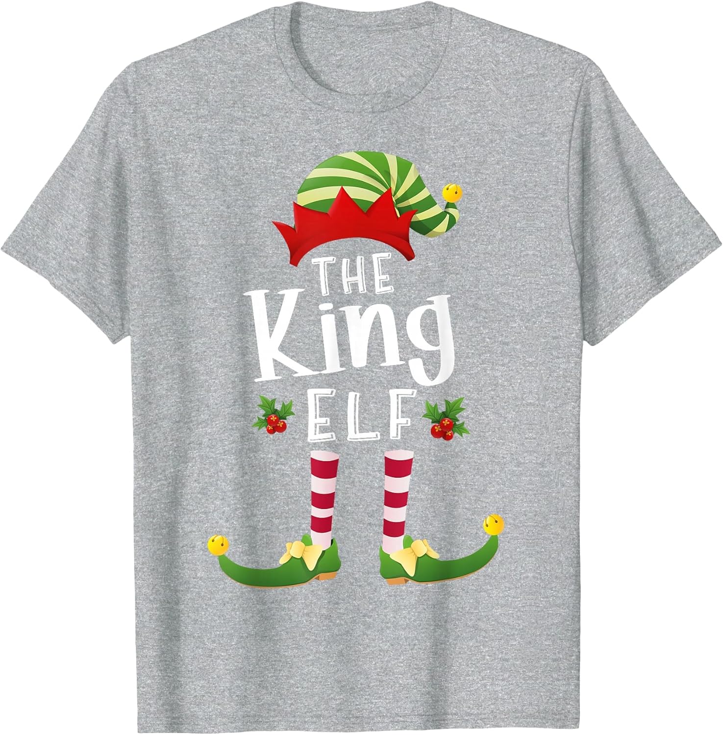 King Christmas Elf Matching Pajama X-Mas Party