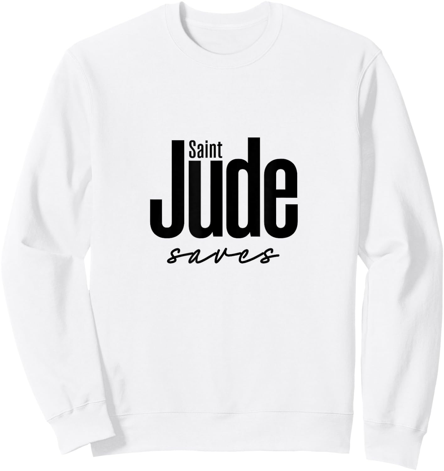 Saint Judes Saves Sweatshirt - Sweatshirt | White