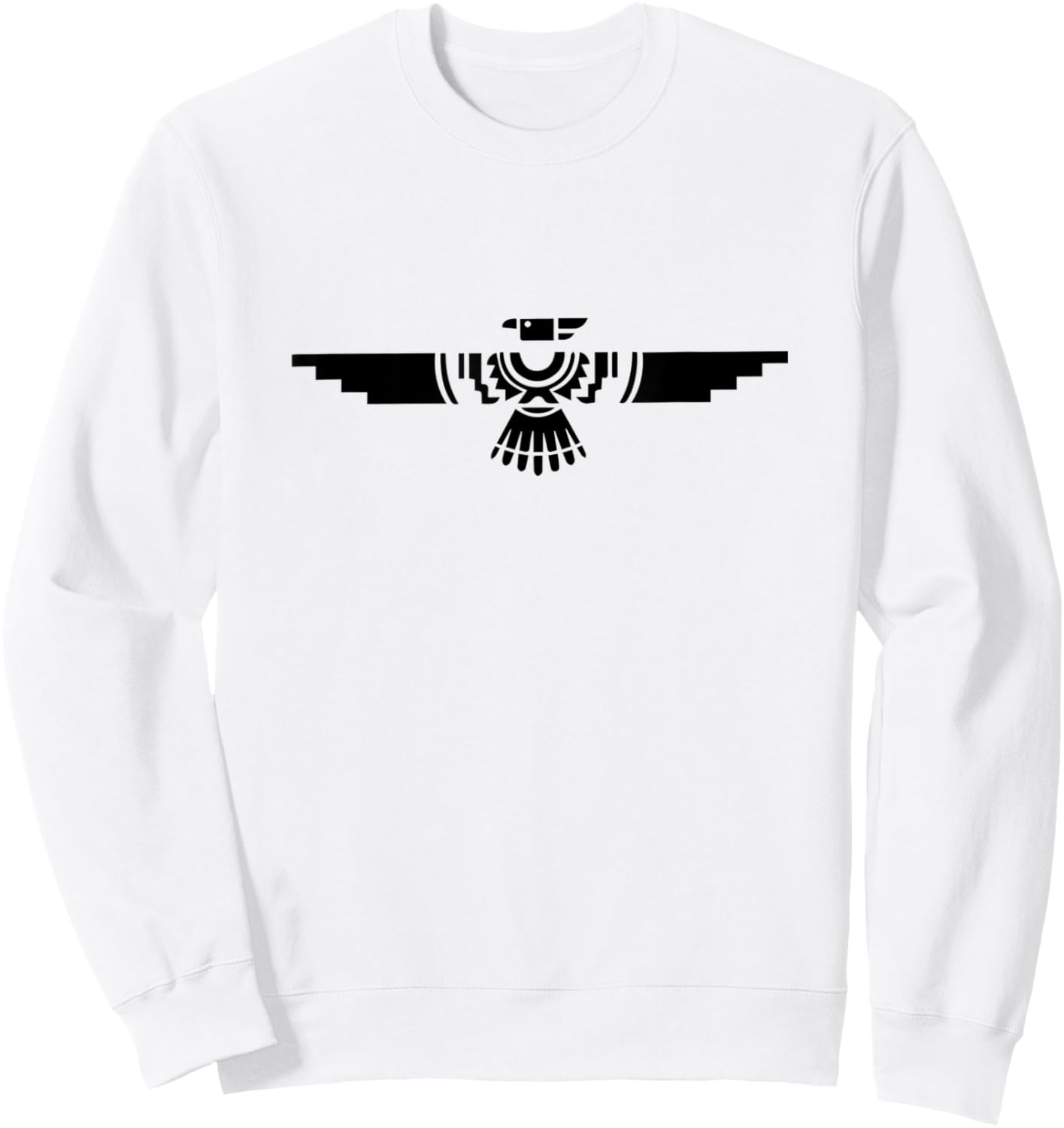 Anishinaabe Native American Thunderbird White - Branches Sweatshirt - Sweatshirt | White