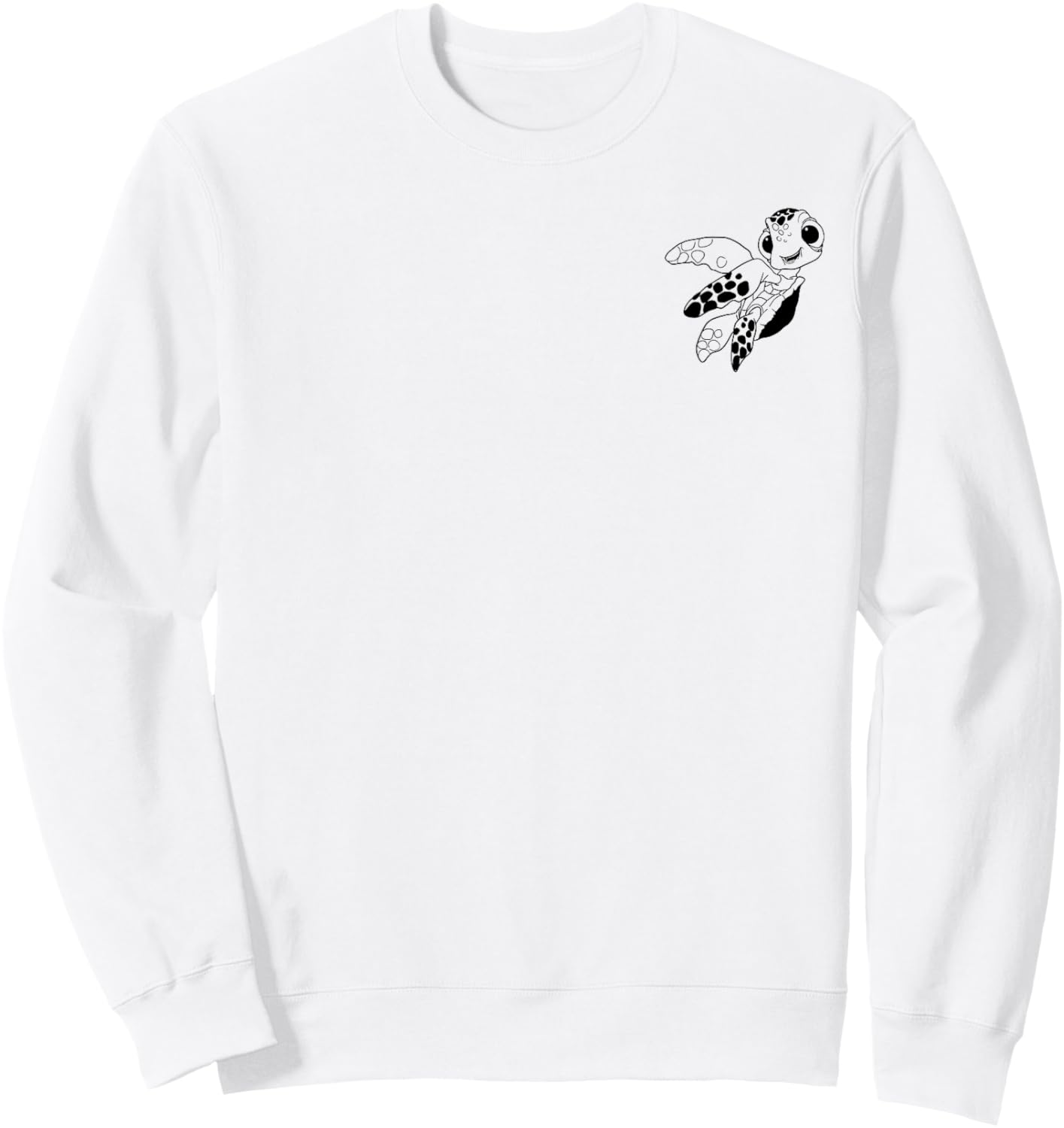 Disney Pixar Finding Nemo Squirt Outline Pocket Wave Sweatshirt - Sweatshirt | White