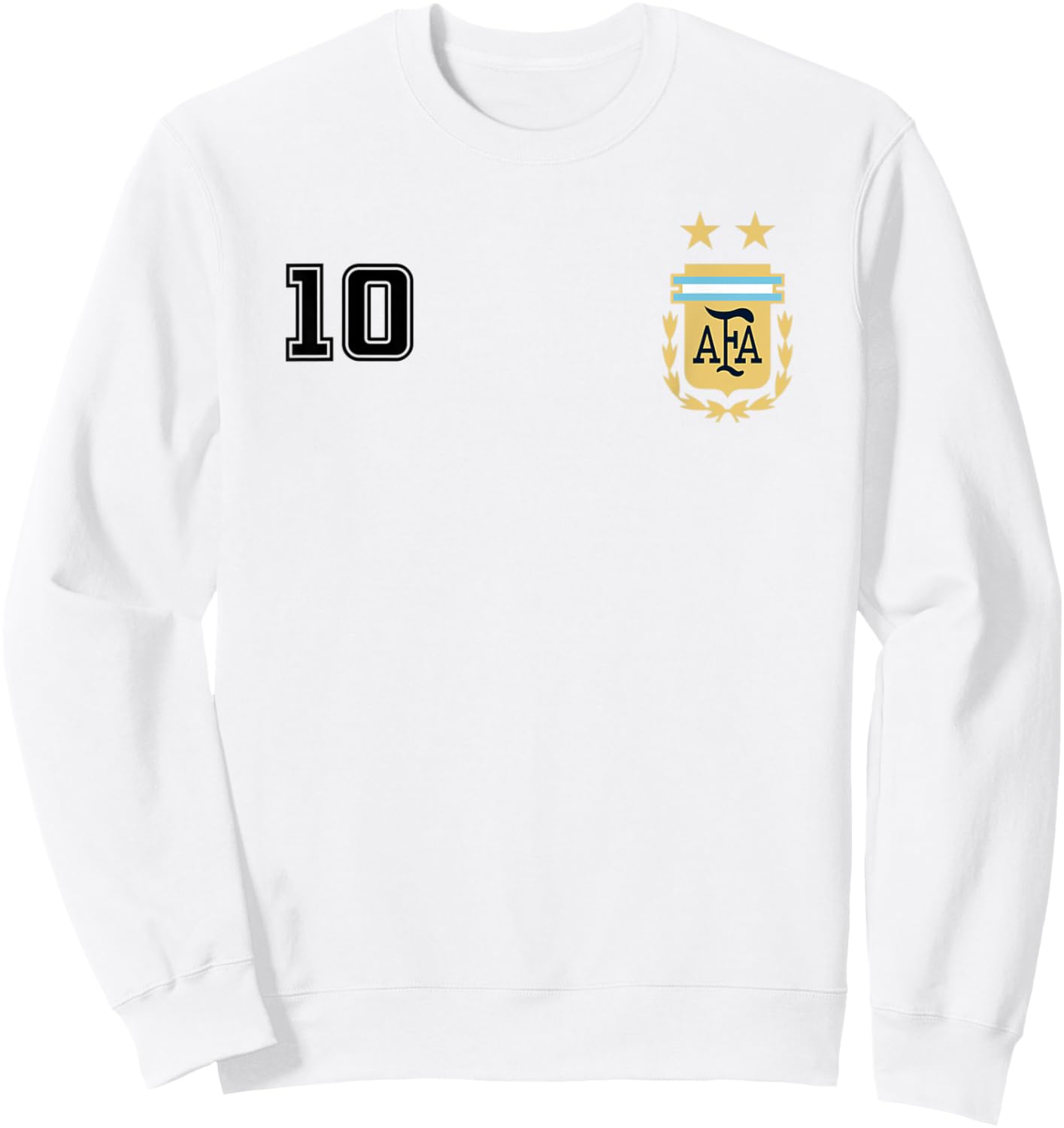 Argentina Flag Jersey Vintage Futbol Soccer Remera Argentina Sweatshirt - Sweatshirt | White