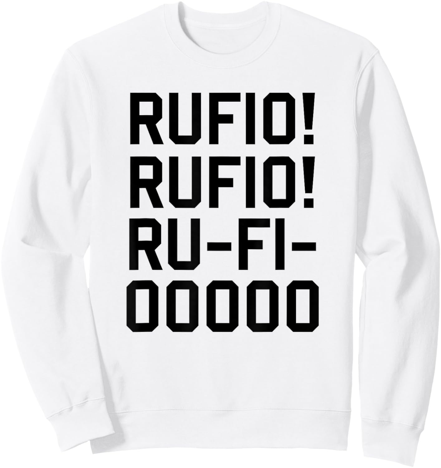 Rufio Rufio Ru Fi Ooooo Sweatshirt - Sweatshirt | White
