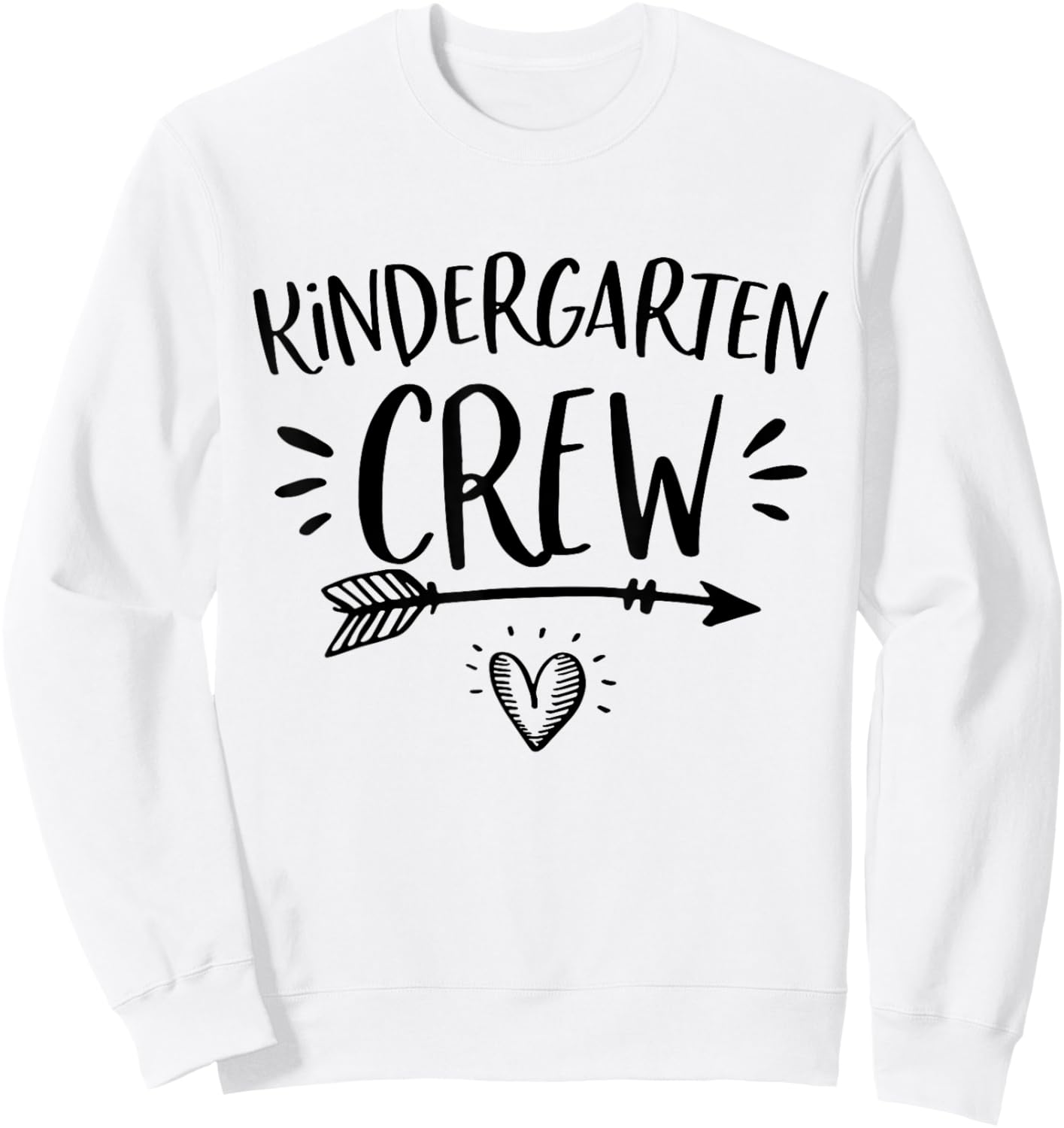 Back To School Kindergarten Crew Teachers Student Women Sweatshirt - Sweatshirt | White