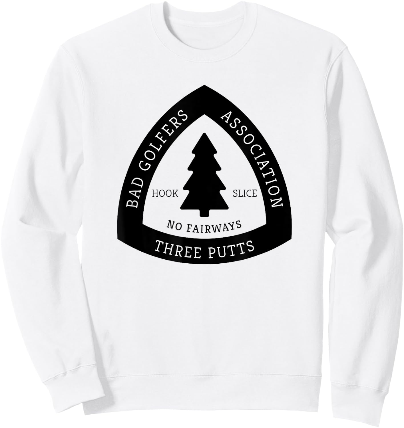 Bad Golfers Association - logo Sweatshirt - Sweatshirt | White