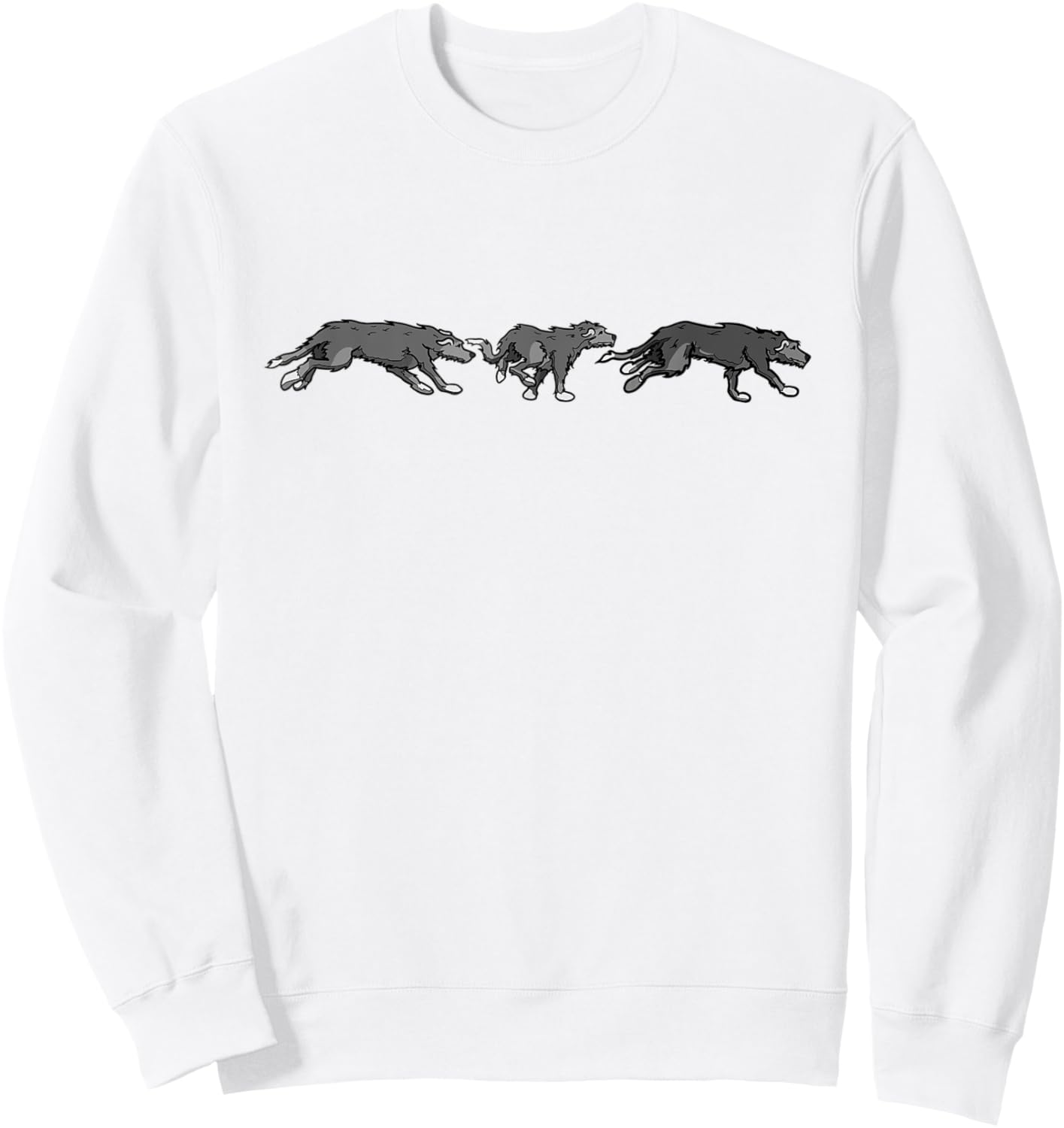 Wolfhounds Running Sweatshirt - Sweatshirt | White
