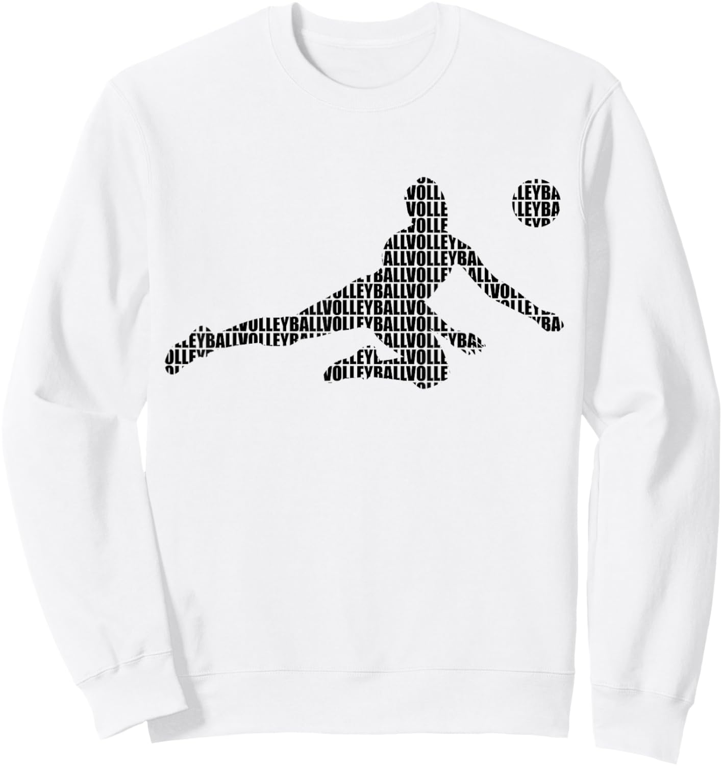 Volleyball Player Beach Volleyball Player Fun Sweatshirt - Sweatshirt | White