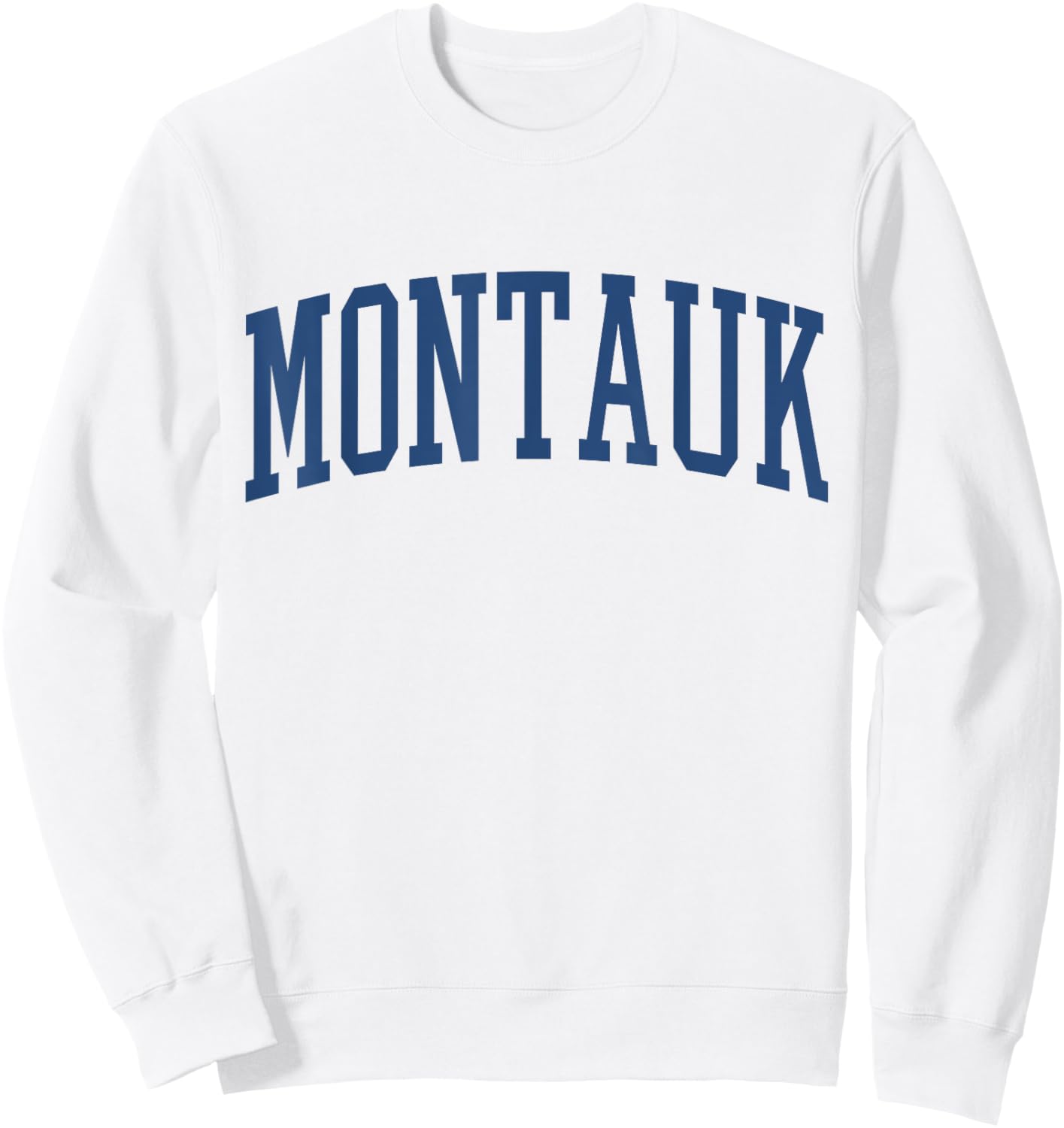 Varsity Grey Montauk Sweatshirt - Sweatshirt | White