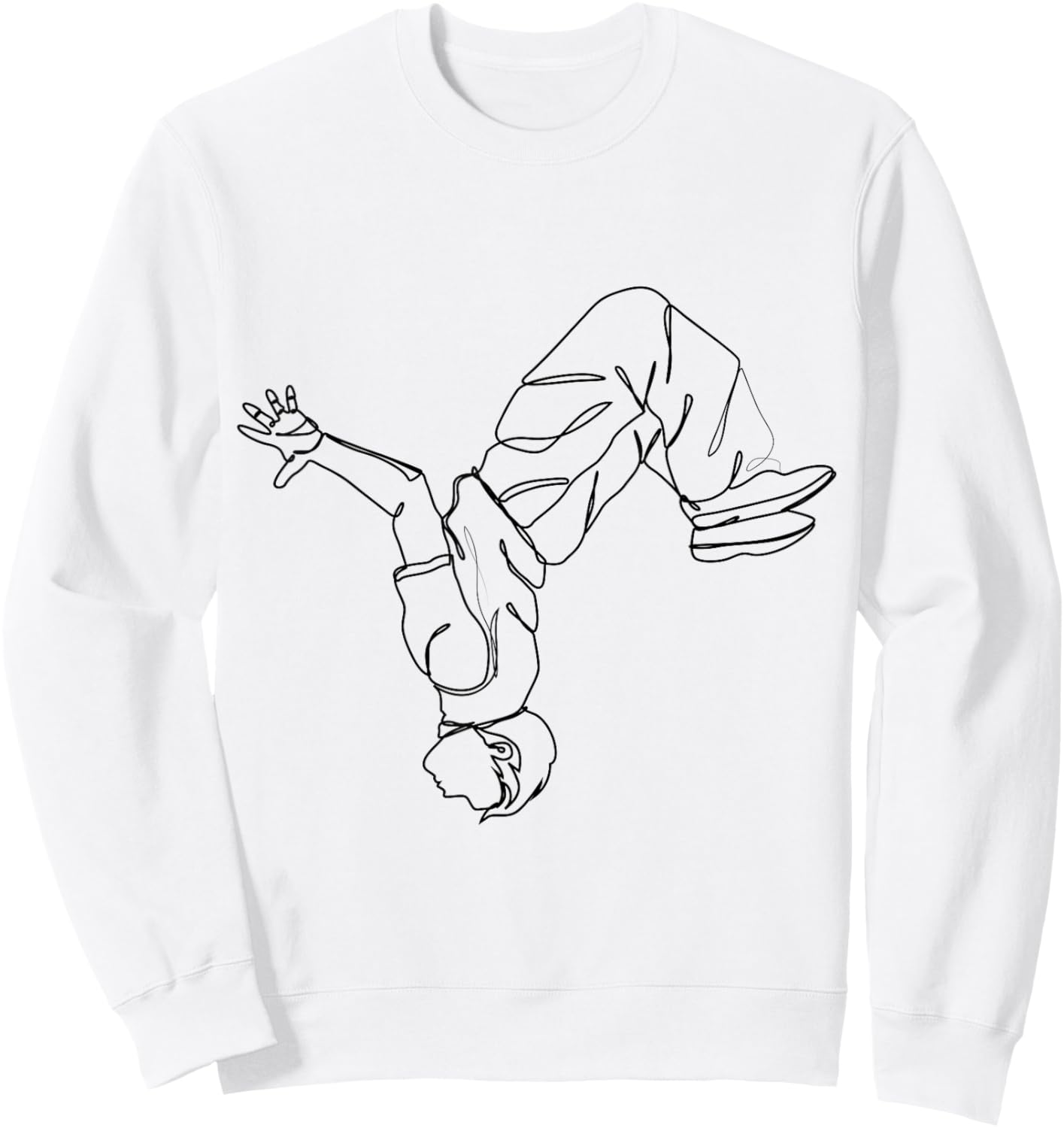 Parkour Freerunner Freerunning Traceur Men Boys Sweatshirt - Sweatshirt | White