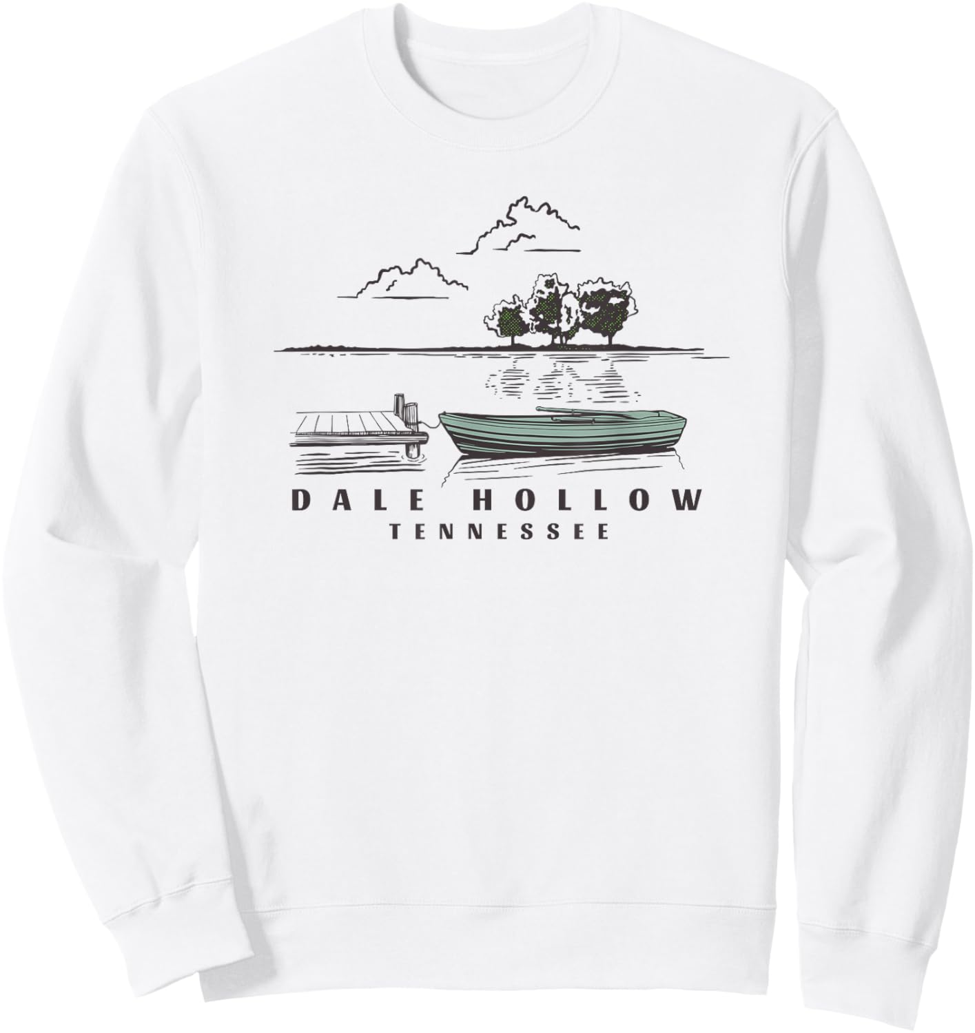 Dale Hollow Tennessee Sweatshirt - Sweatshirt | White
