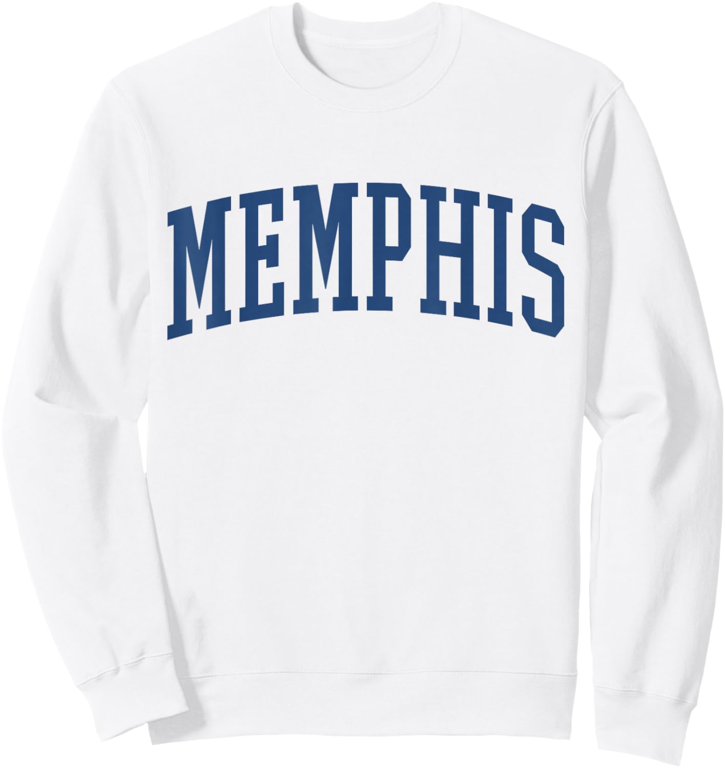 Varsity Grey Memphis Sweatshirt - Sweatshirt | White