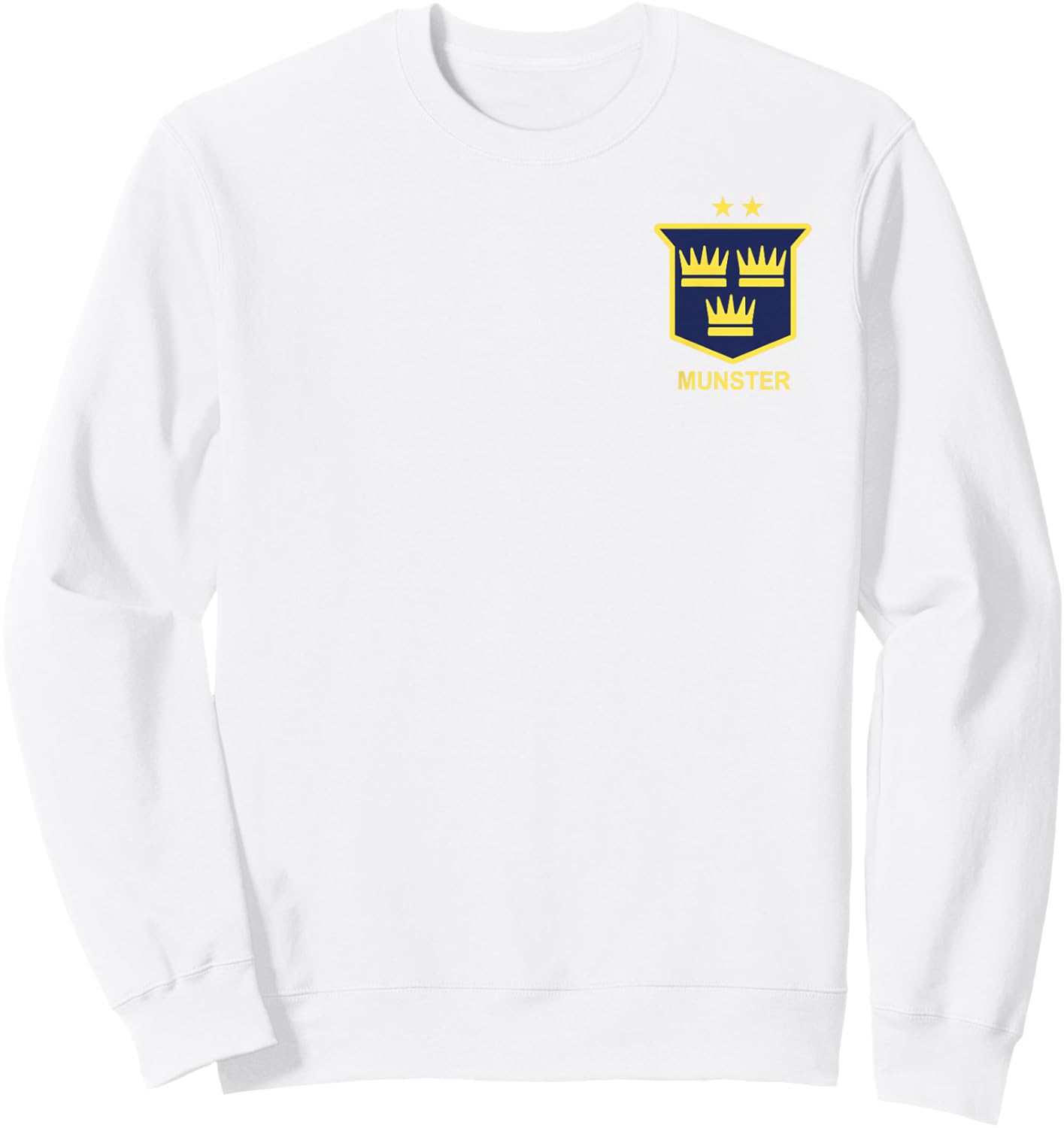 Munster retro classic style for retro Irish rugby fans Sweatshirt - Sweatshirt | White