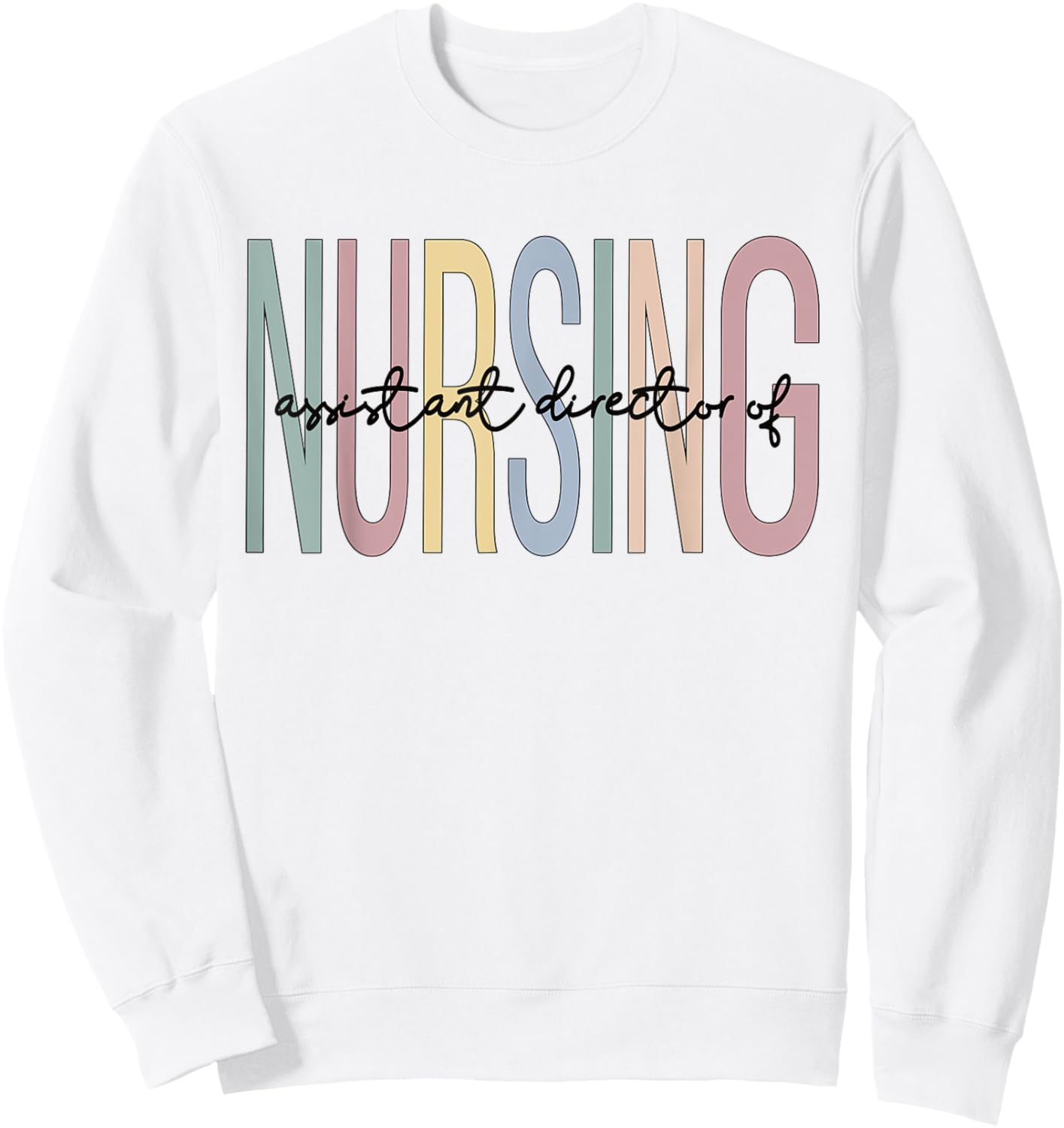 ADON Boho Assistant Director Of Nursing Sweatshirt - Sweatshirt | White
