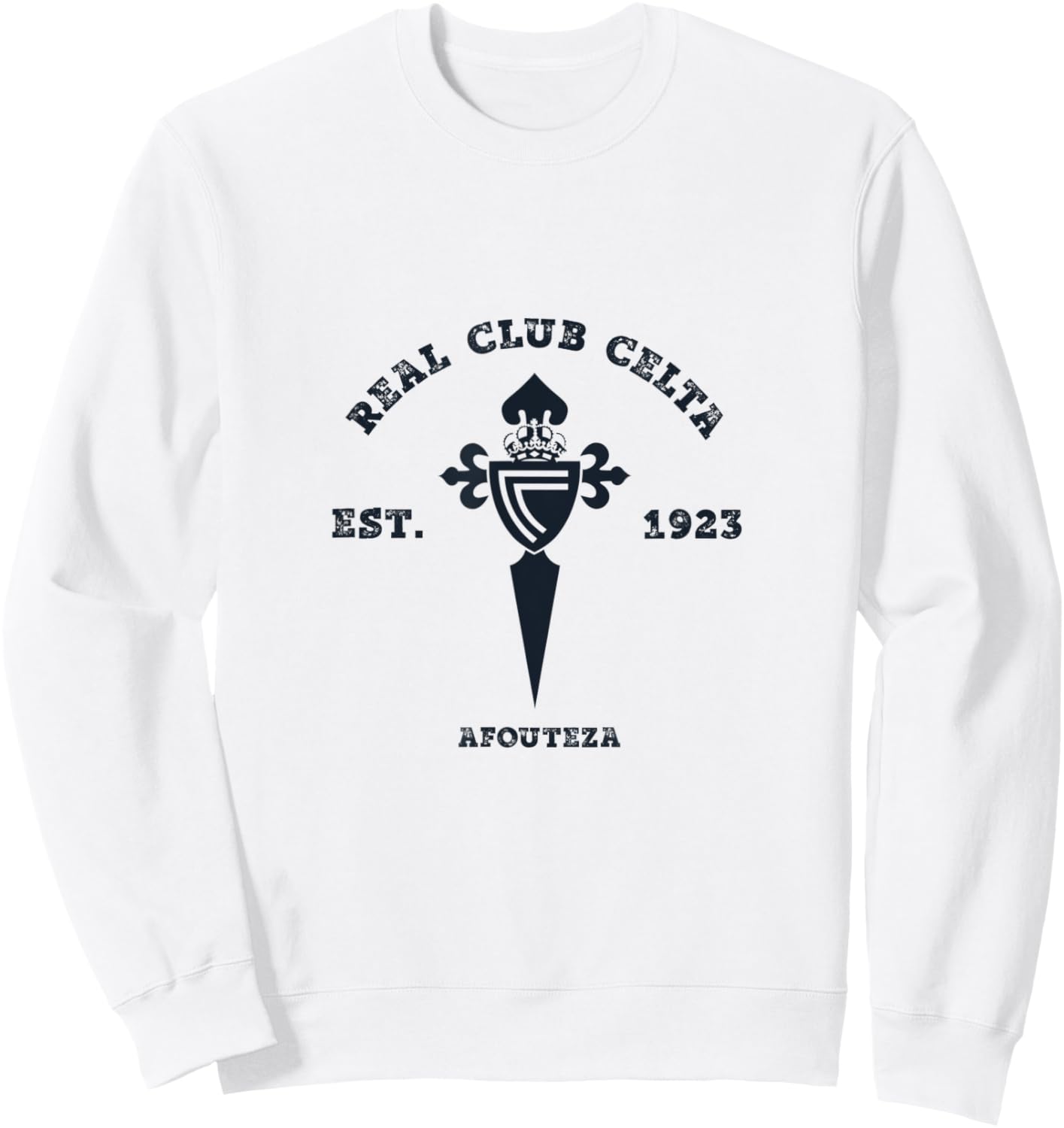Real Club Celta | Black Circular Shield Sweatshirt - Sweatshirt | White