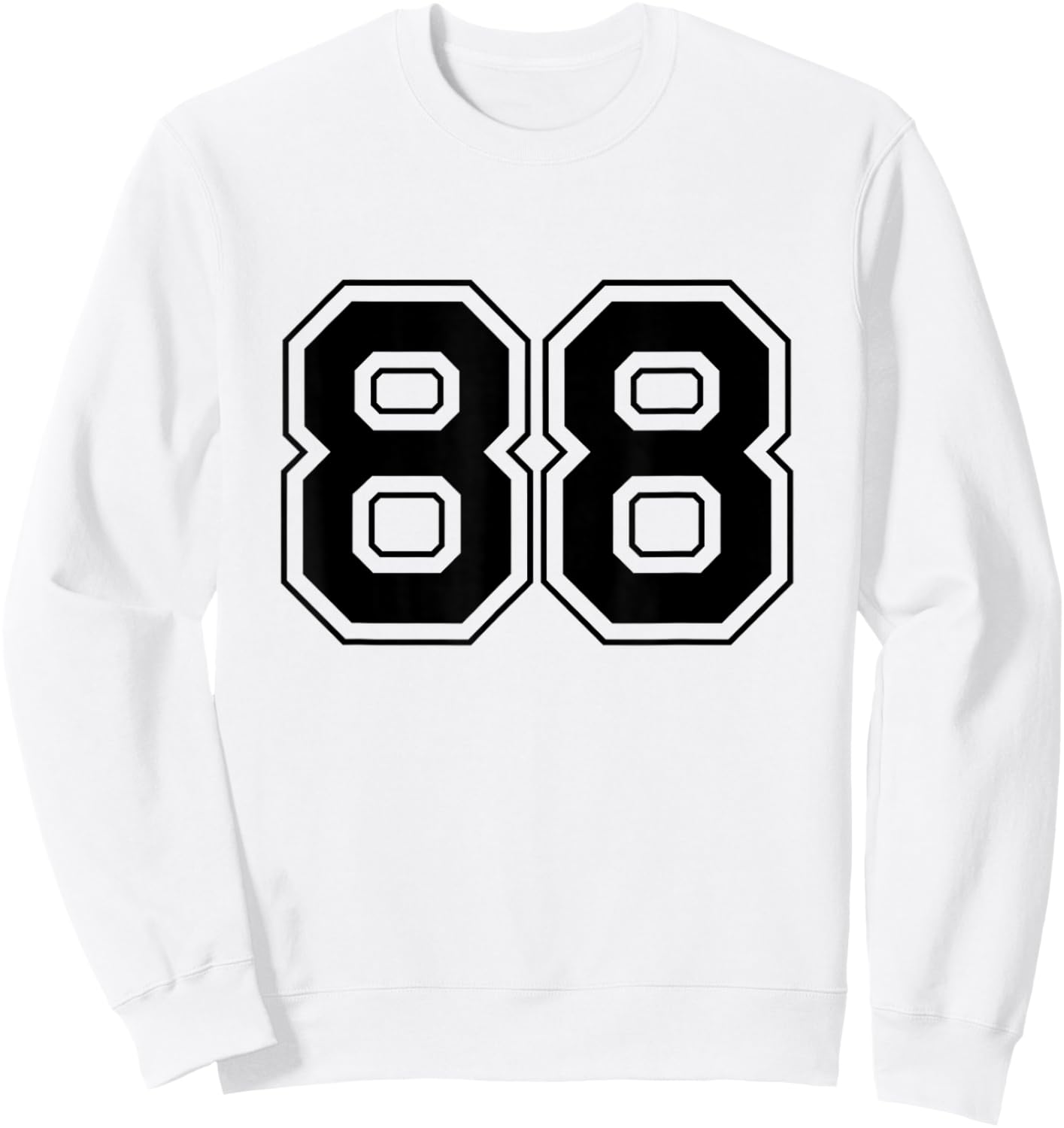 Number 88 Sweatshirt - Sweatshirt | White