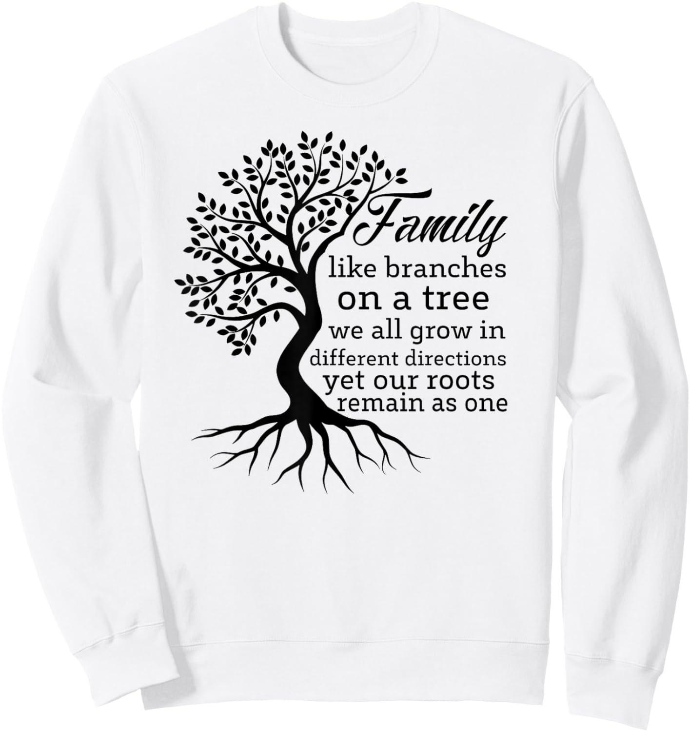 Family Tree Funny Family Reunion 2025 Sweatshirt - Sweatshirt | White