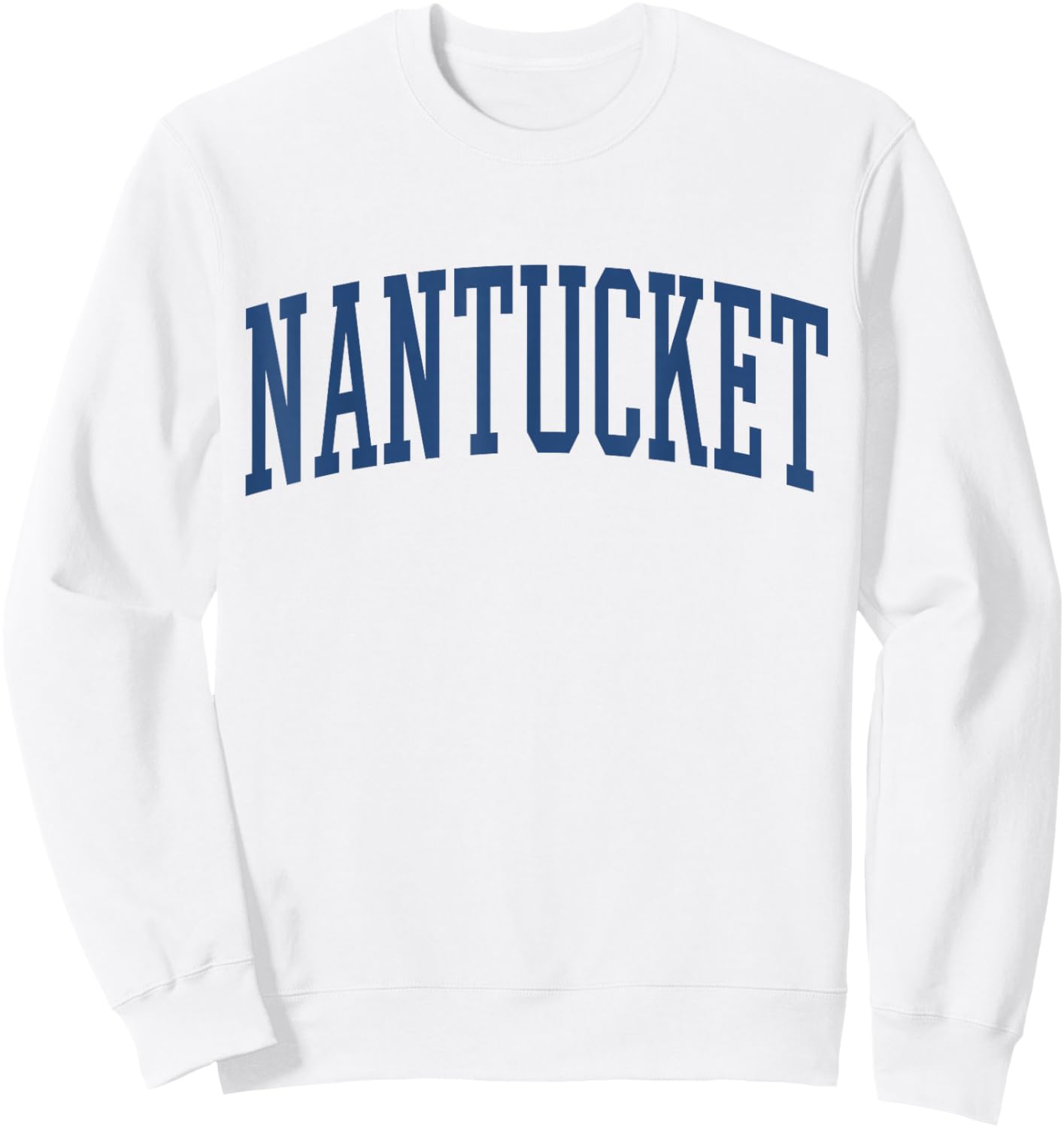 Varsity Grey Nantucket Sweatshirt - Sweatshirt | White