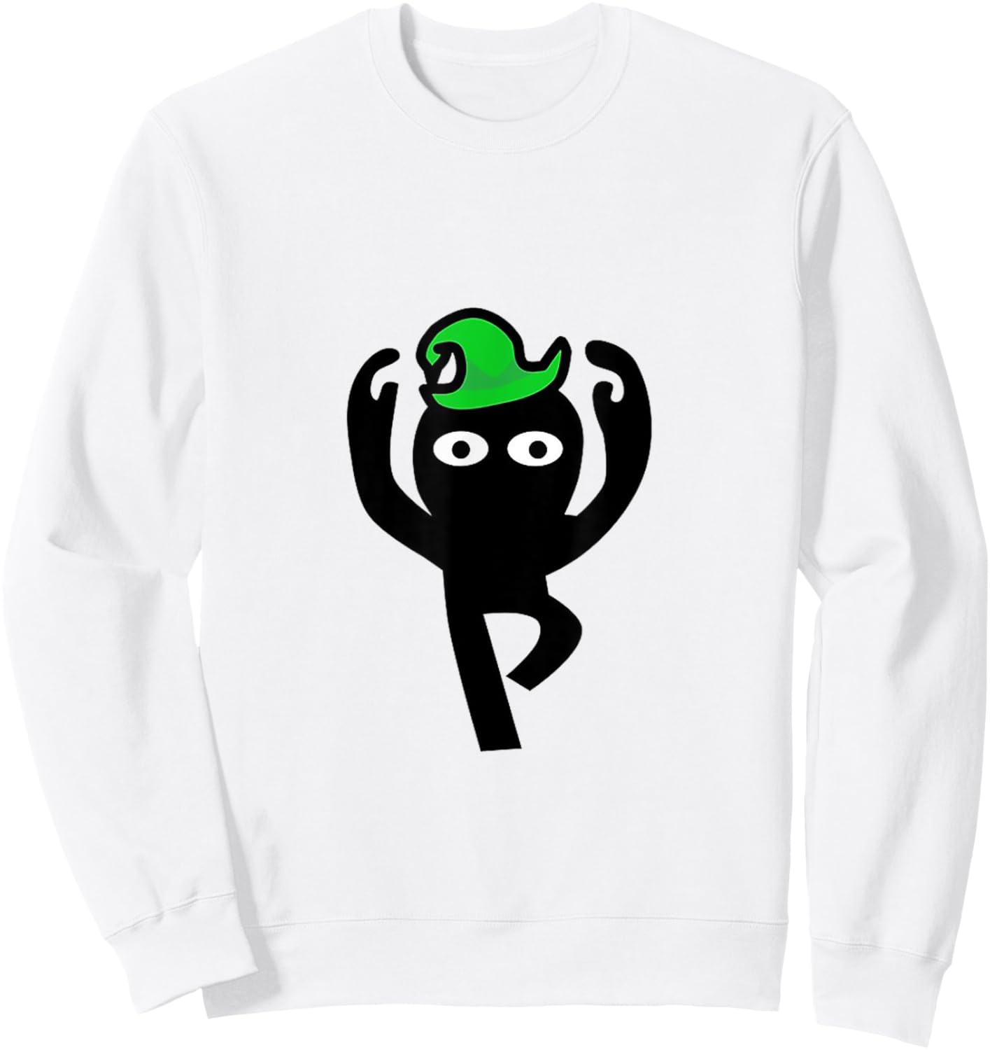 Inscryption Dancing Wizard Horror Card Game Halloween Scary Sweatshirt - Sweatshirt | White