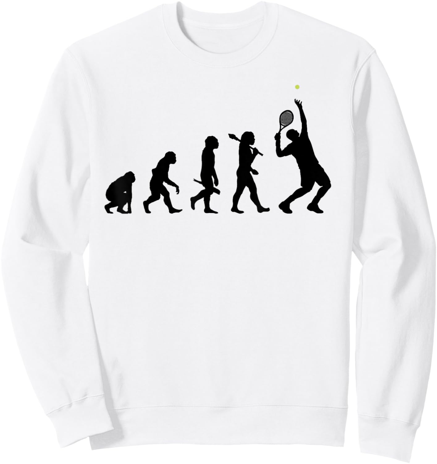 Evolution of a Tennis Player Sweatshirt - Sweatshirt | White