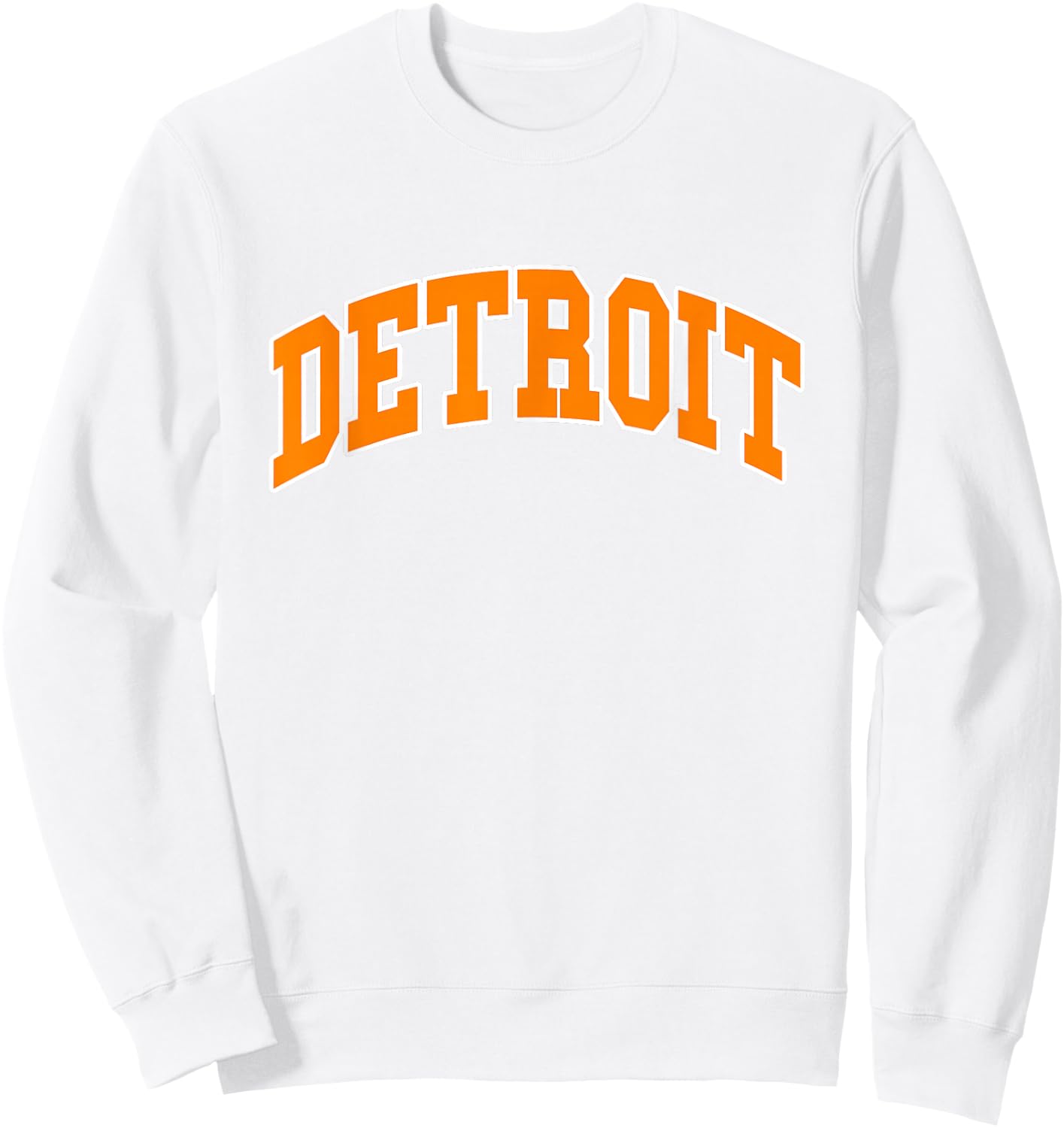 Detroit - Throwback Design - Classic Sweatshirt - Sweatshirt | White