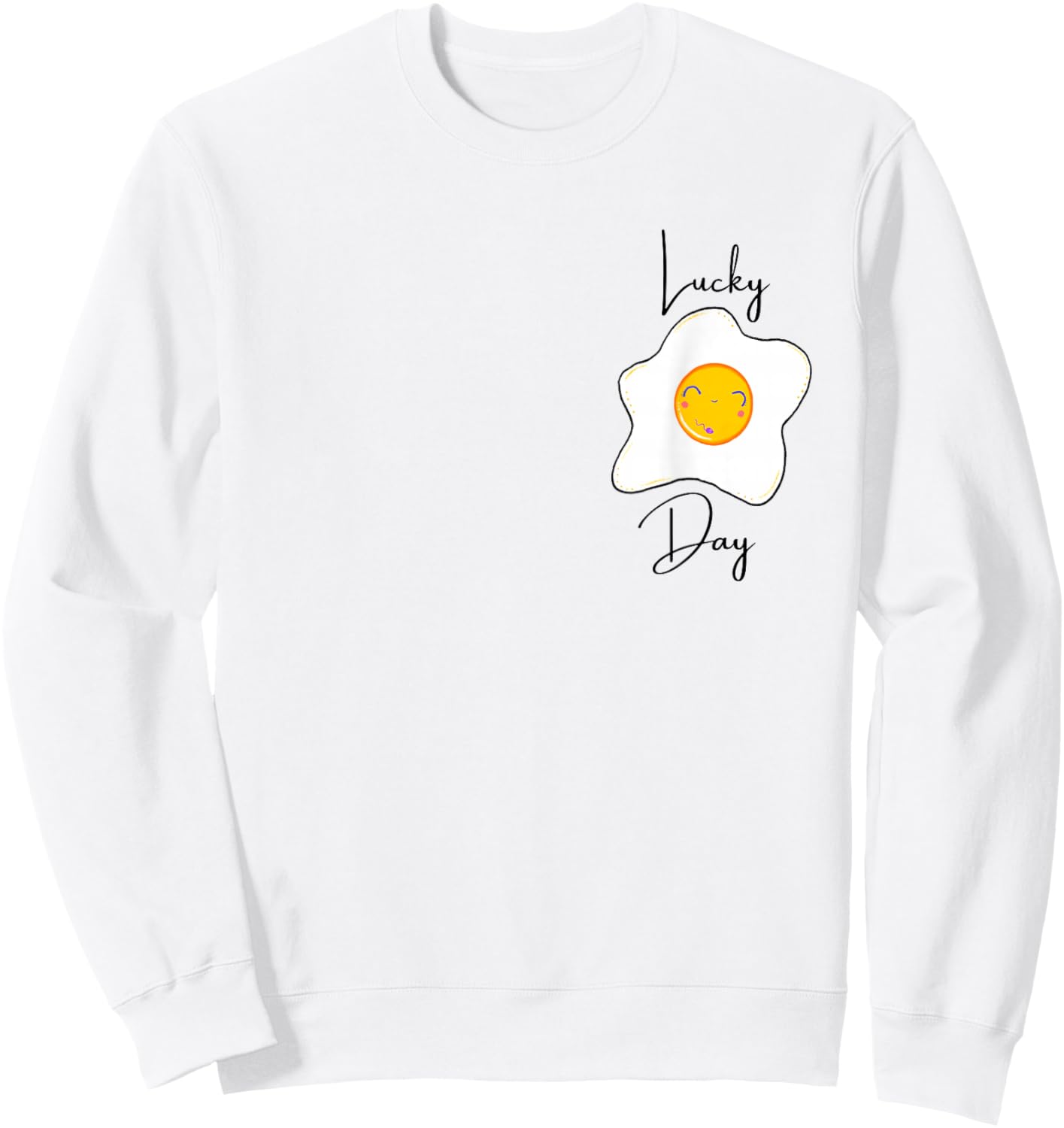 Lucky Egg Transfer Embryo Retrieval Day IVF IUI Support Gift Sweatshirt - Sweatshirt | White