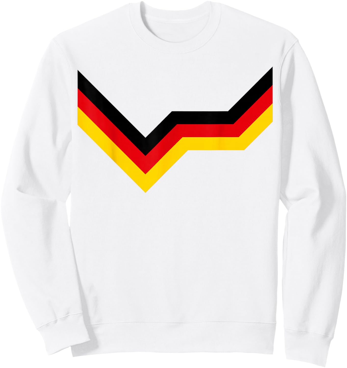 Germany Deutschland Flag German Graphic Sweatshirt - Sweatshirt | White