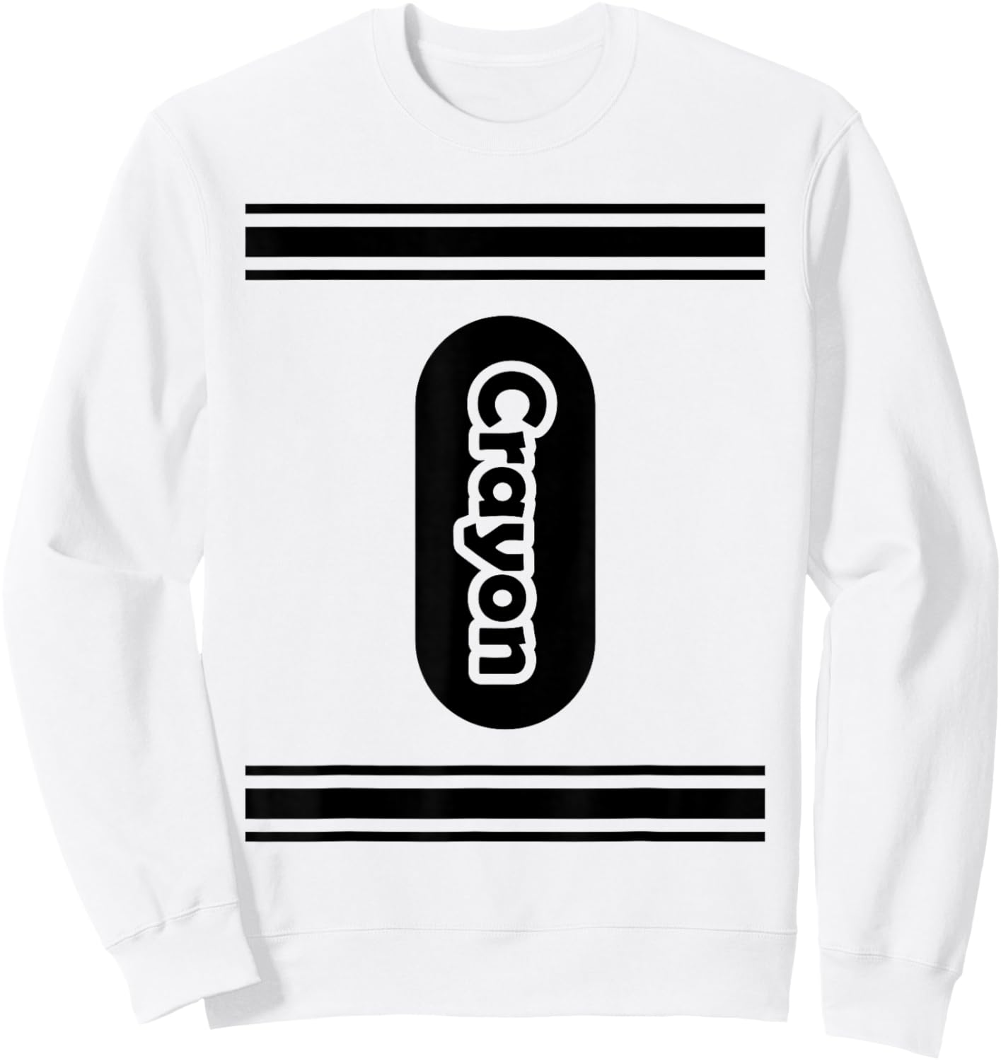 Pick Any Color Crayon Box Halloween Costume Couple & Group Sweatshirt - Sweatshirt | White