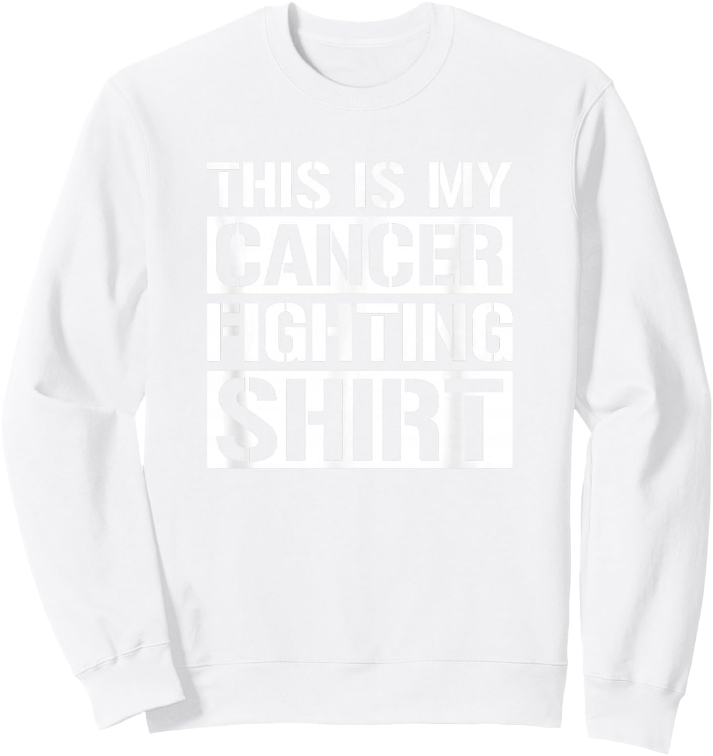 Orange Leukemia Warrior, This Is My Cancer Fighting Sweatshirt - Sweatshirt | White