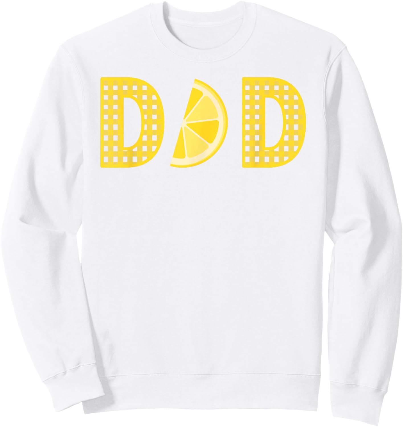 Dad First Birthday Pink Lemonade Family Outfit Lemon Party Sweatshirt - Sweatshirt | White