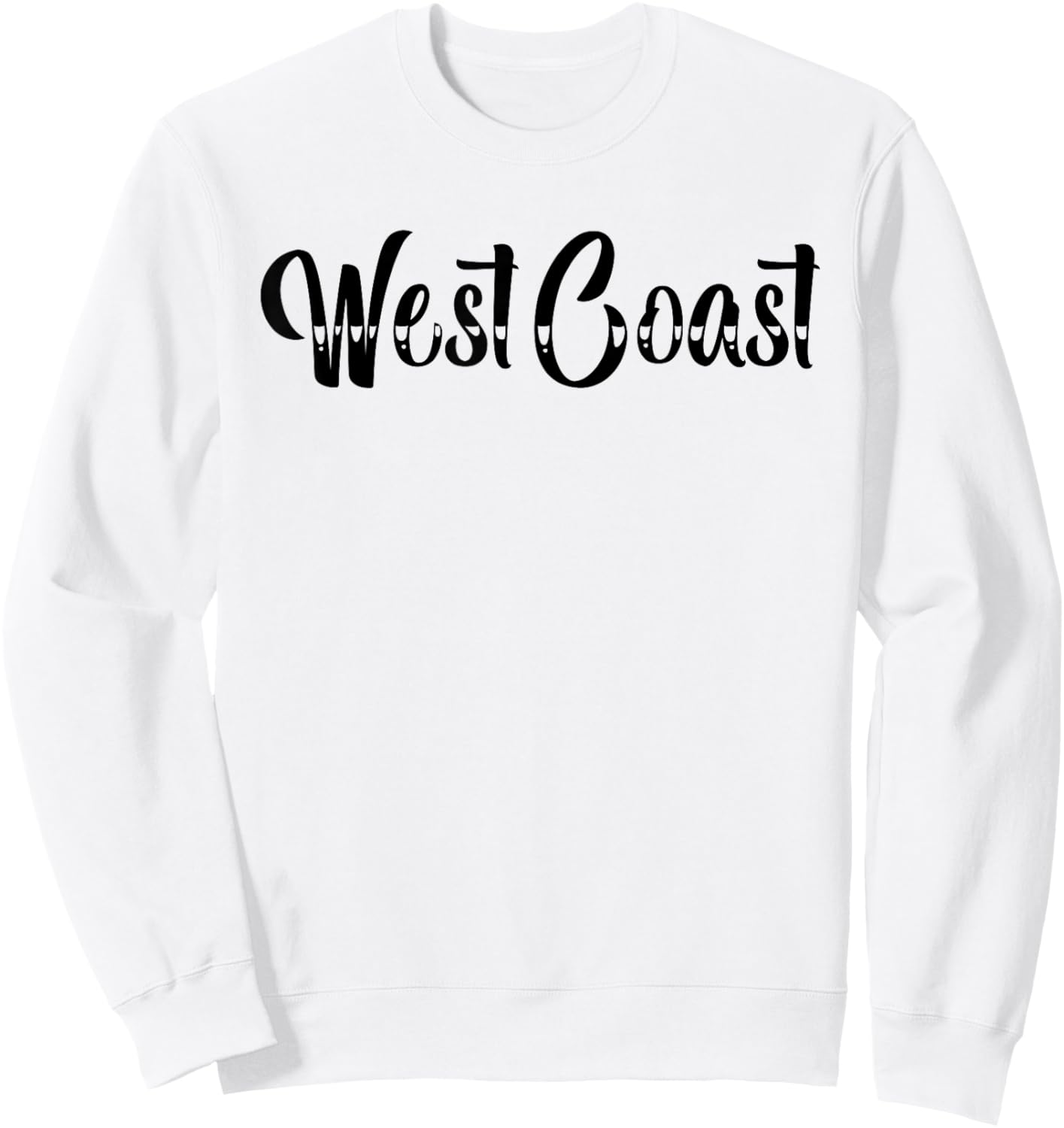 West Coast Tattoo Style Sweatshirt - Sweatshirt | White