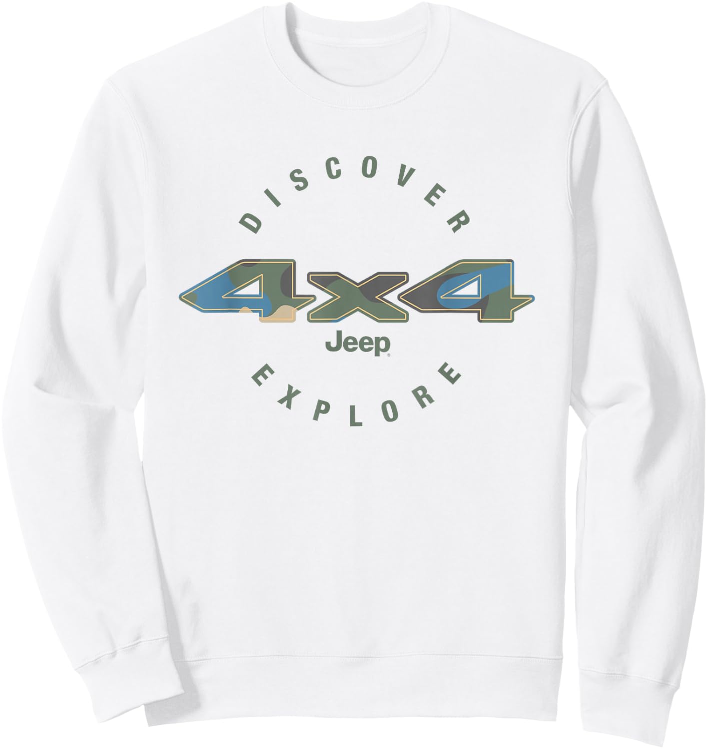 Jeep 4x4 Sweatshirt - Sweatshirt | White