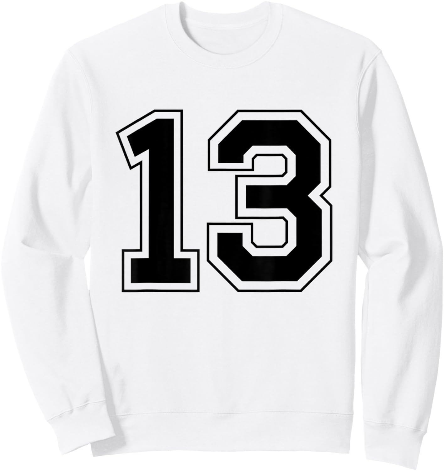 Number 13 Sweatshirt - Sweatshirt | White