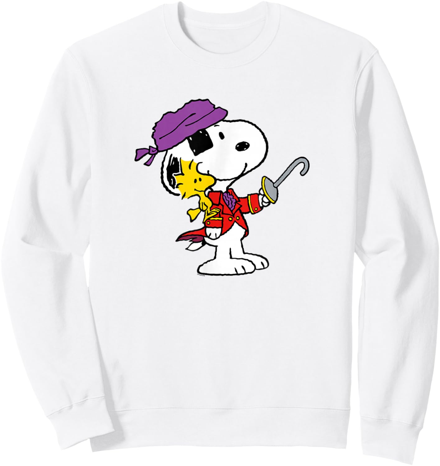 Peanuts Ahoy Snoopy and Woodstock Sweatshirt - Sweatshirt | White