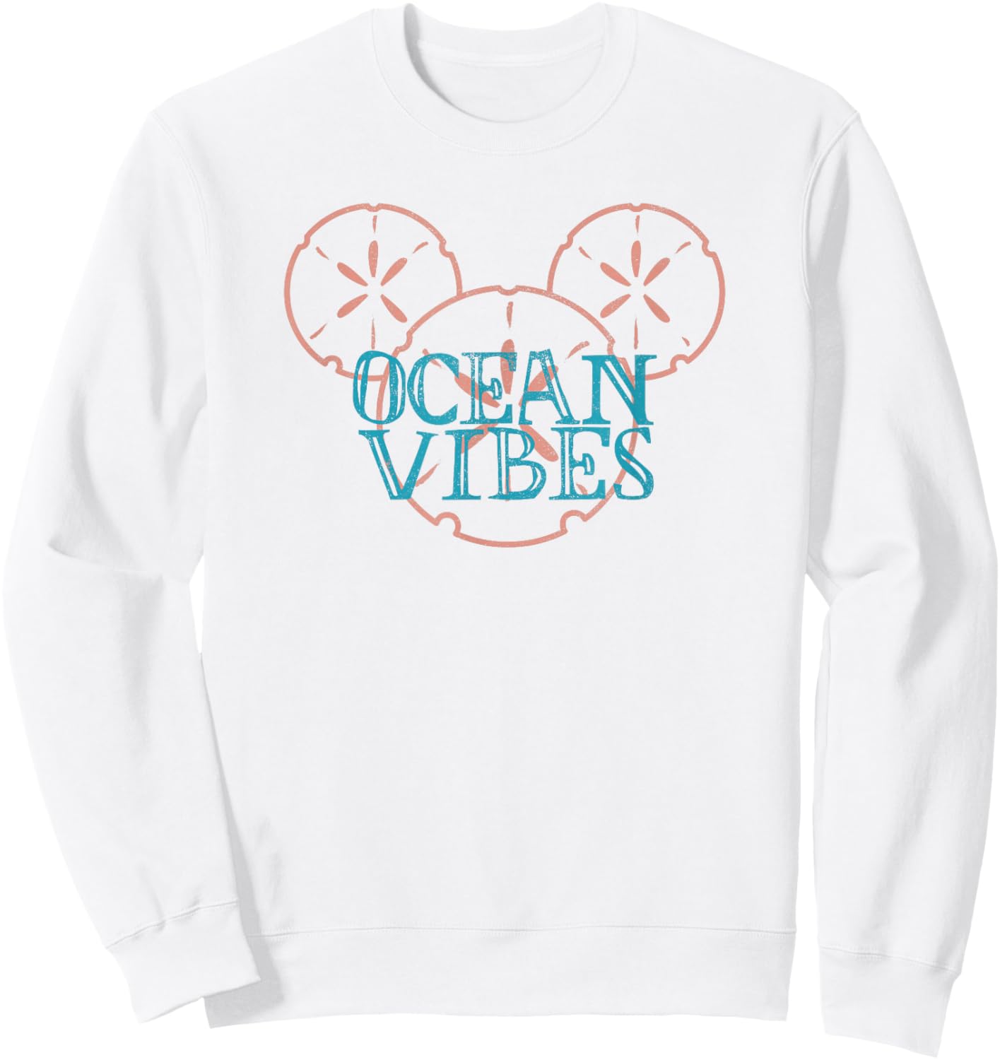 Disney Mickey and Friends Mickey Ocean Vibes Sweatshirt - Sweatshirt | White