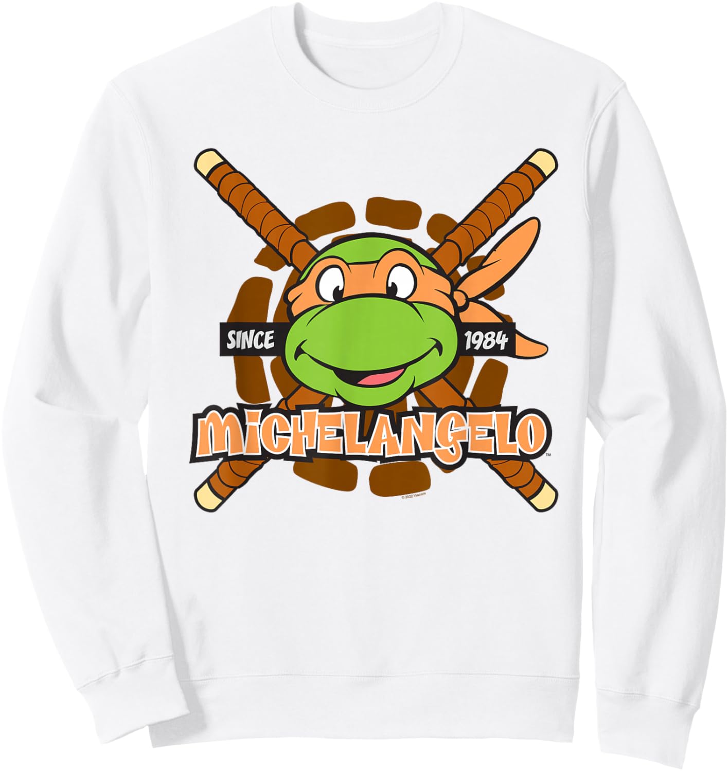 Teenage Mutant Ninja Turtles Michelangelo Since 1984 Sweatshirt - Sweatshirt | White
